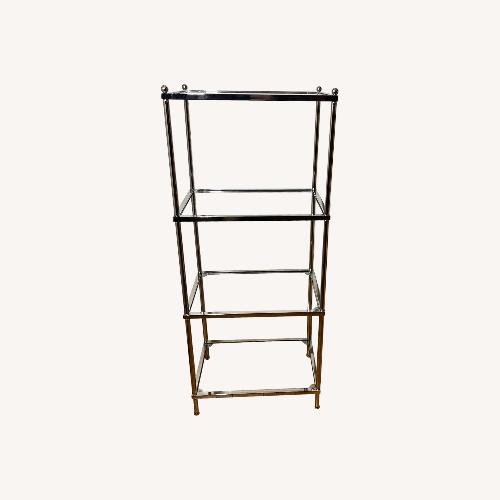 Used Royal Crest 4 Tier Chrome Shelving Unit for sale on AptDeco