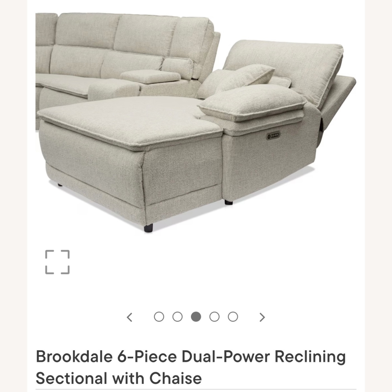 Brookdale 6-Piece Dual-Power Reclining Sectional - image-2