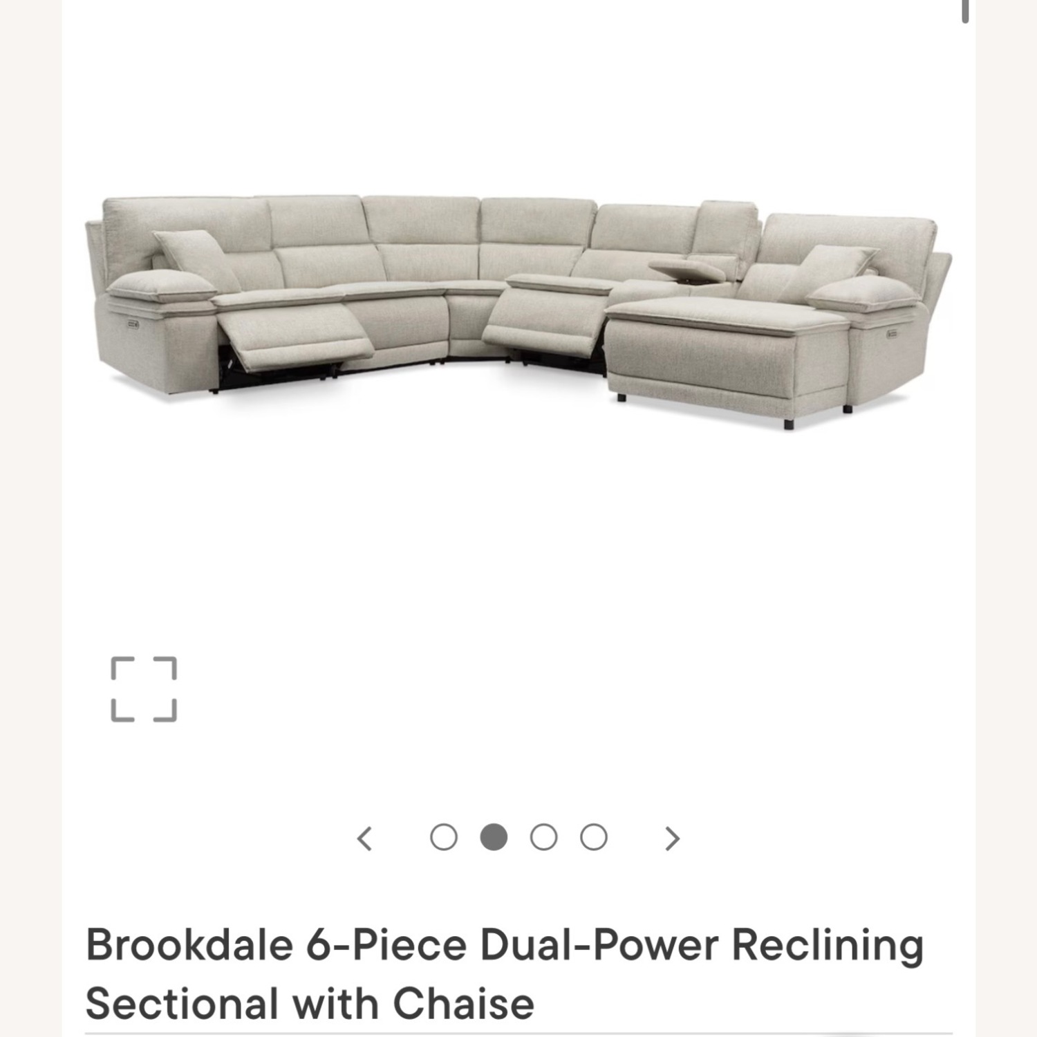 Brookdale 6-Piece Dual-Power Reclining Sectional - image-3