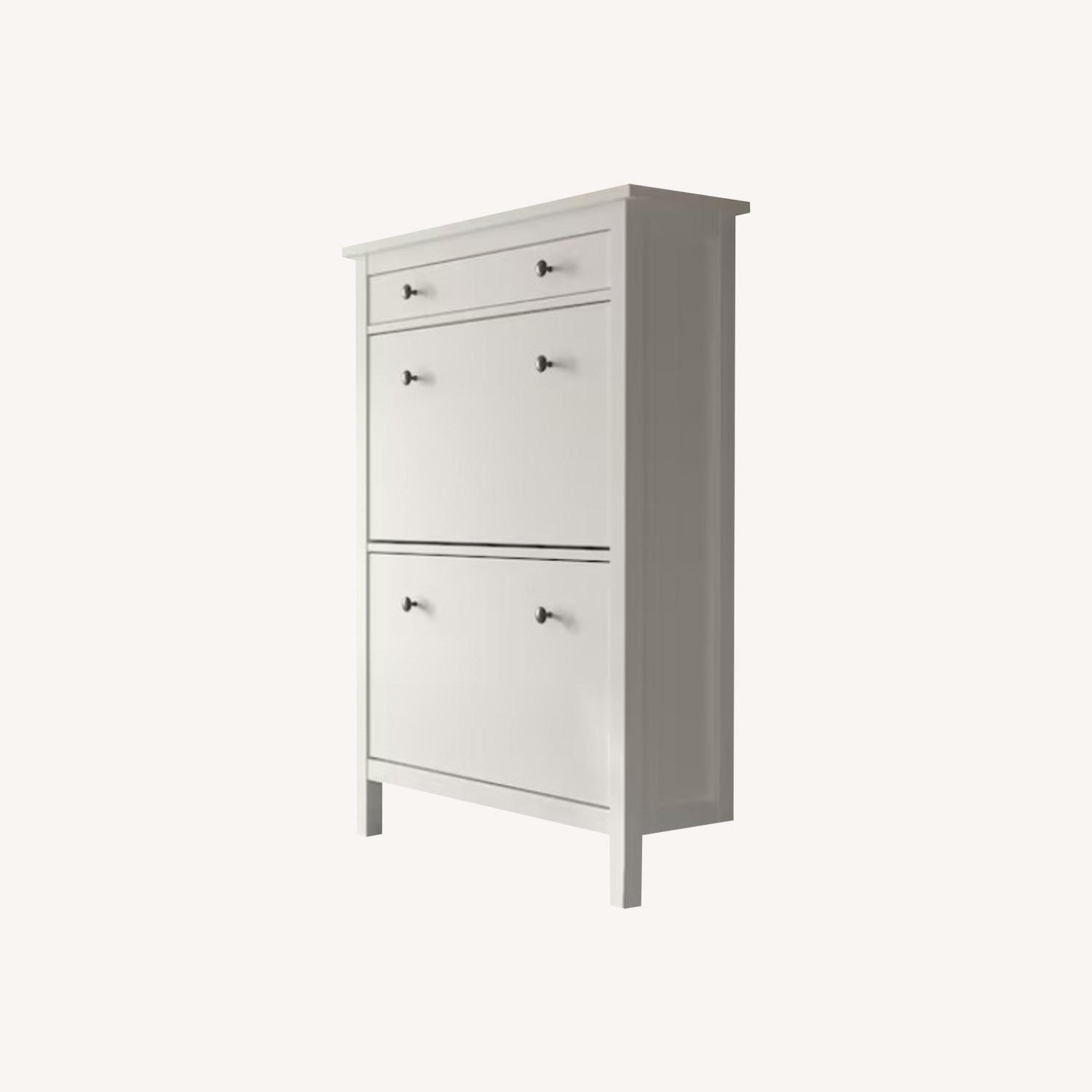 IKEA Hemnes Shoe Cabinet with 2 Compartments - AptDeco