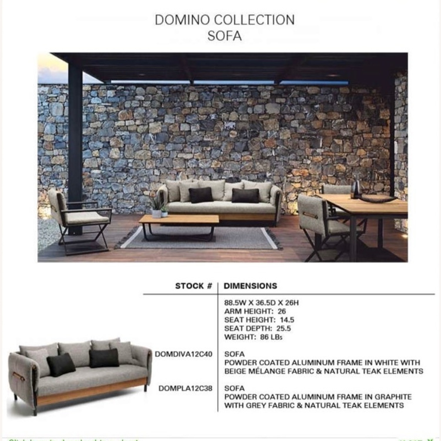 Talenti 3 Person Sofa - image-3