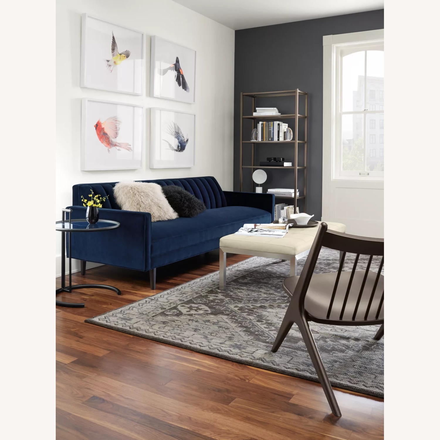 Room & Board Goodwin Sofa Indigo Blue - image-5