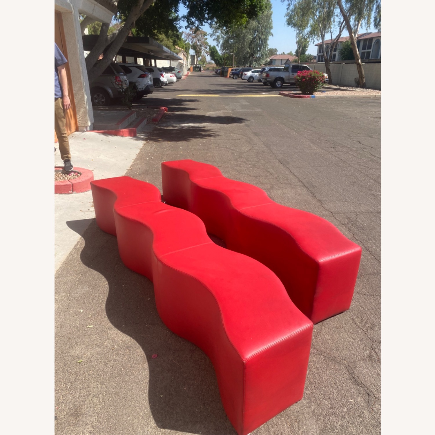 Laurinda Spear Ripple Bench 1980s - image-1