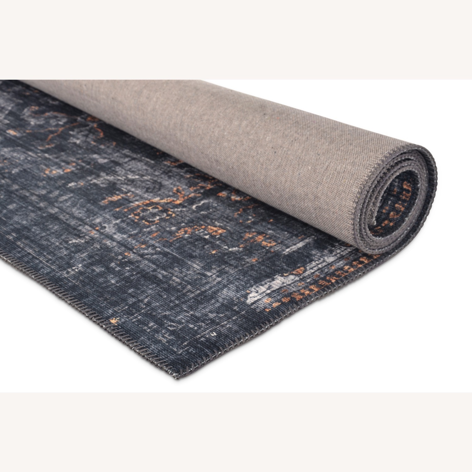 Printed Rug with Traditional and a Vintage Look - image-1