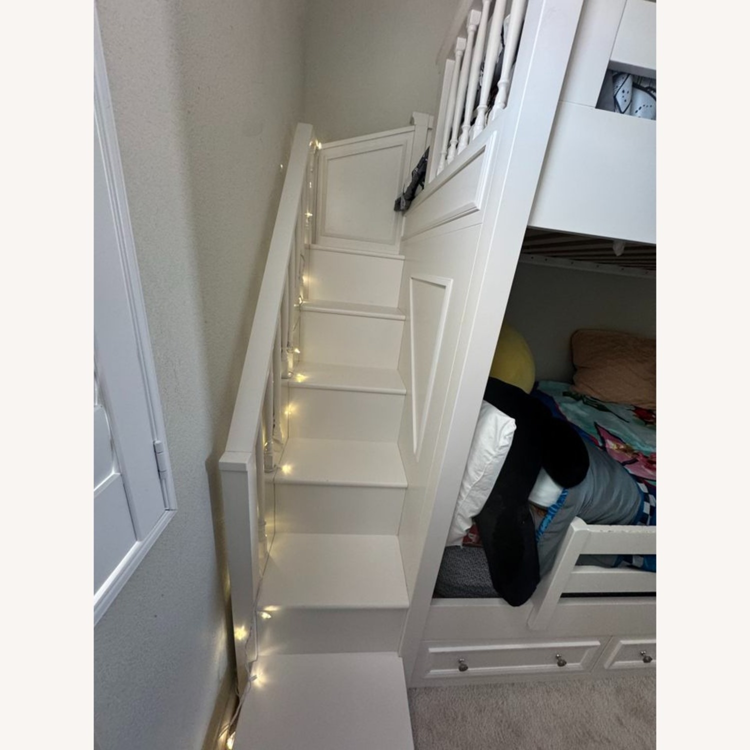 Pottery Barn Fillmore Twin-Over-Twin Stair Bunk Bed - image-7