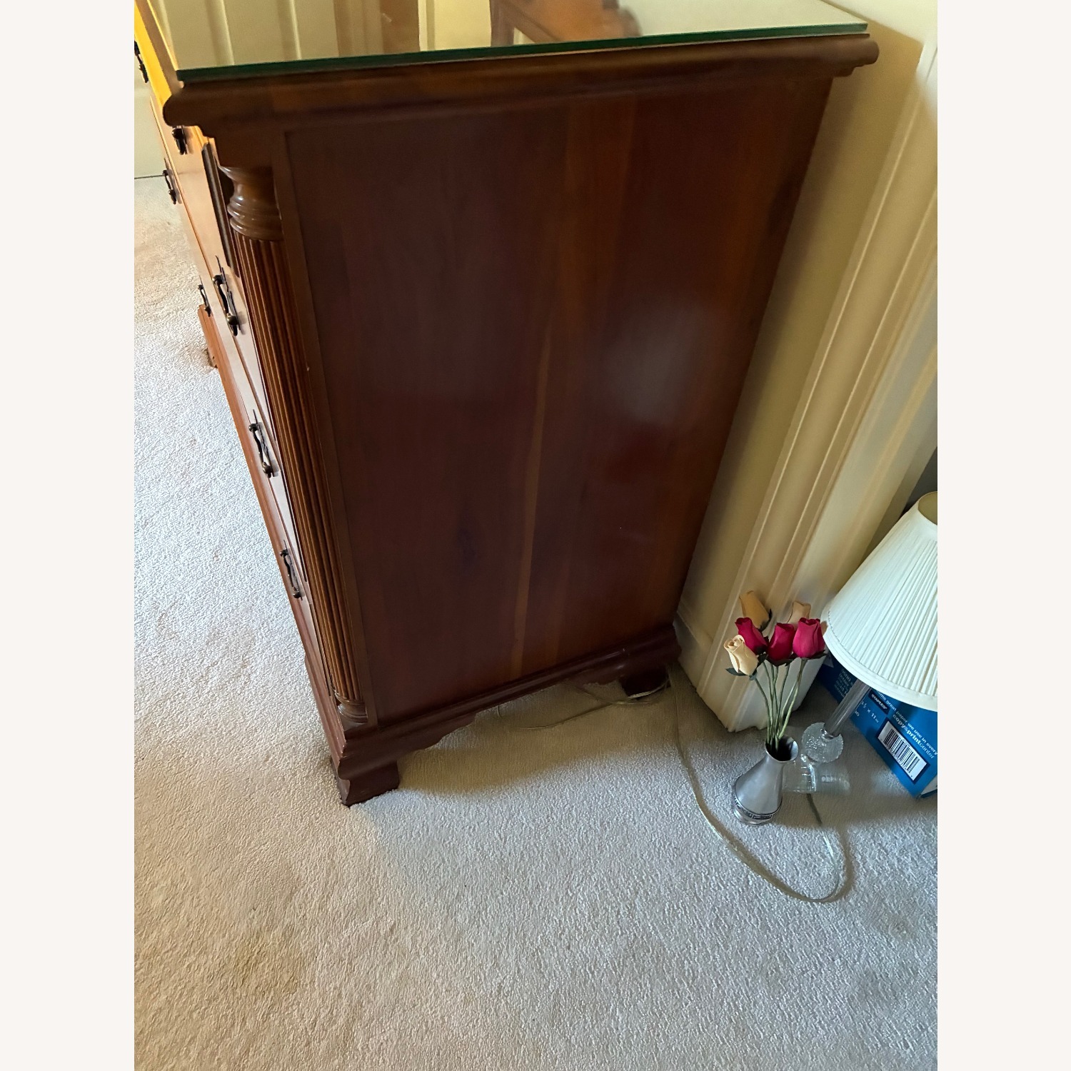 Chippendale Style Solid Maple Dresser - image-3