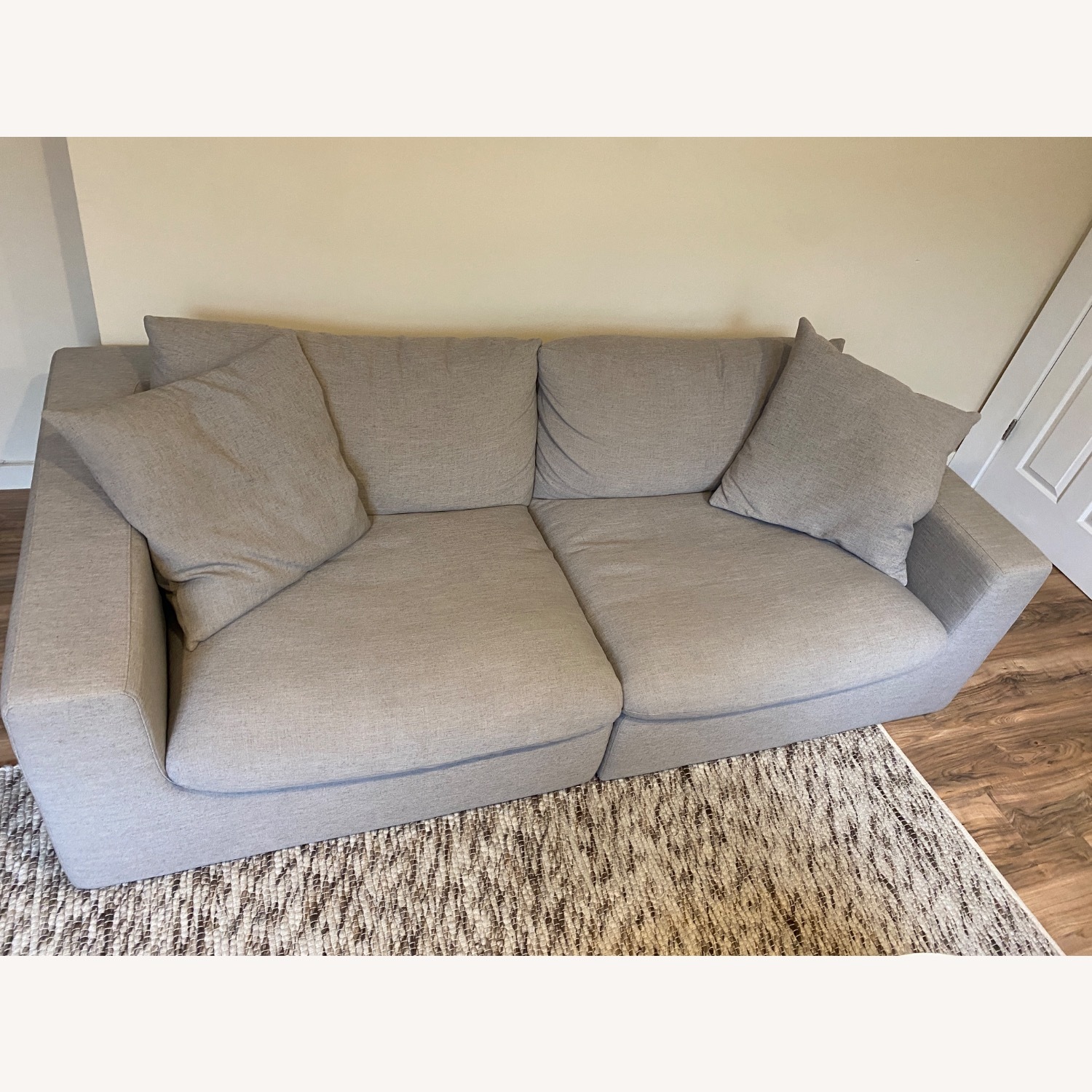 Castlery Gray Washable Couch - image-3