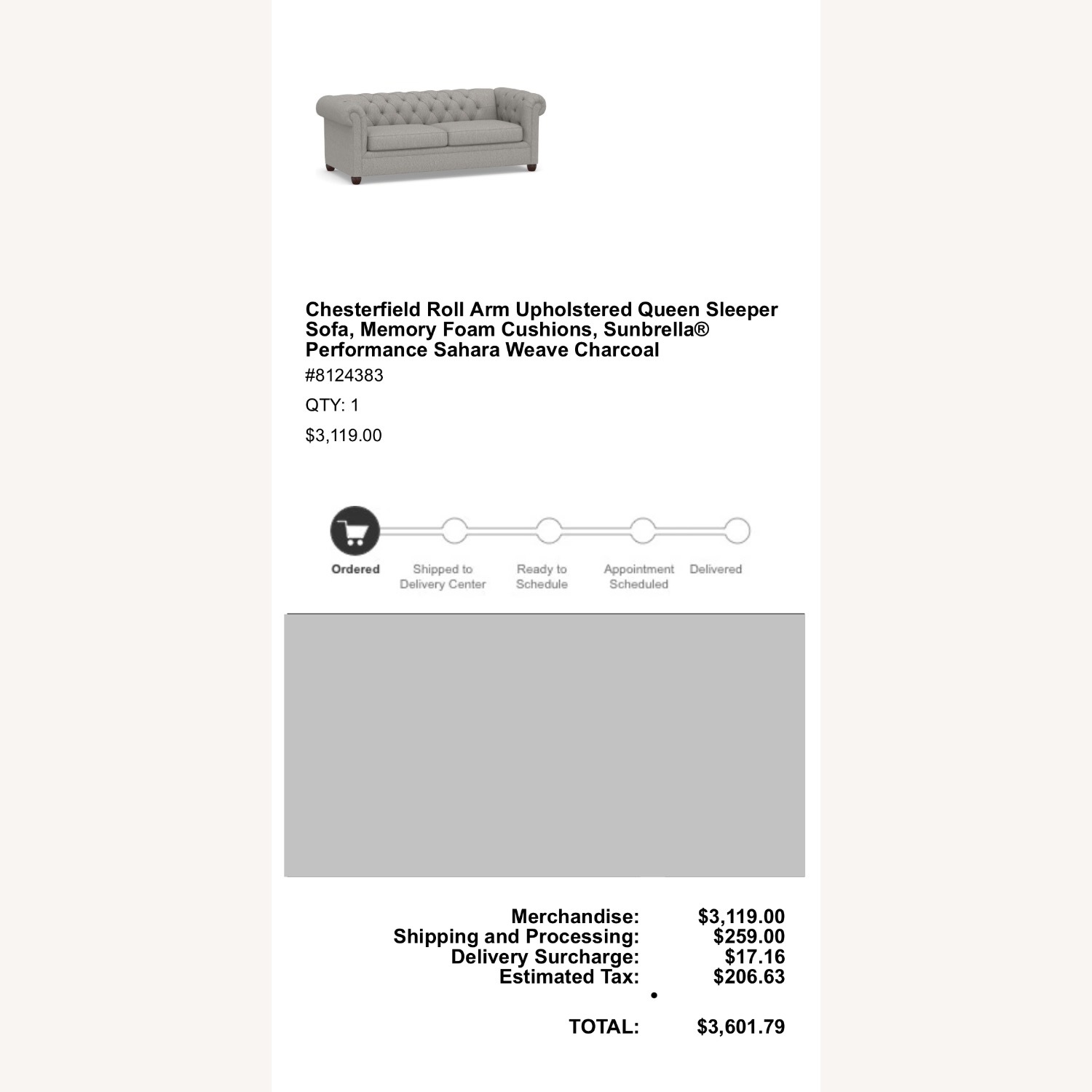 Pottery Barn Chesterfield Sleeper Sofa - image-8