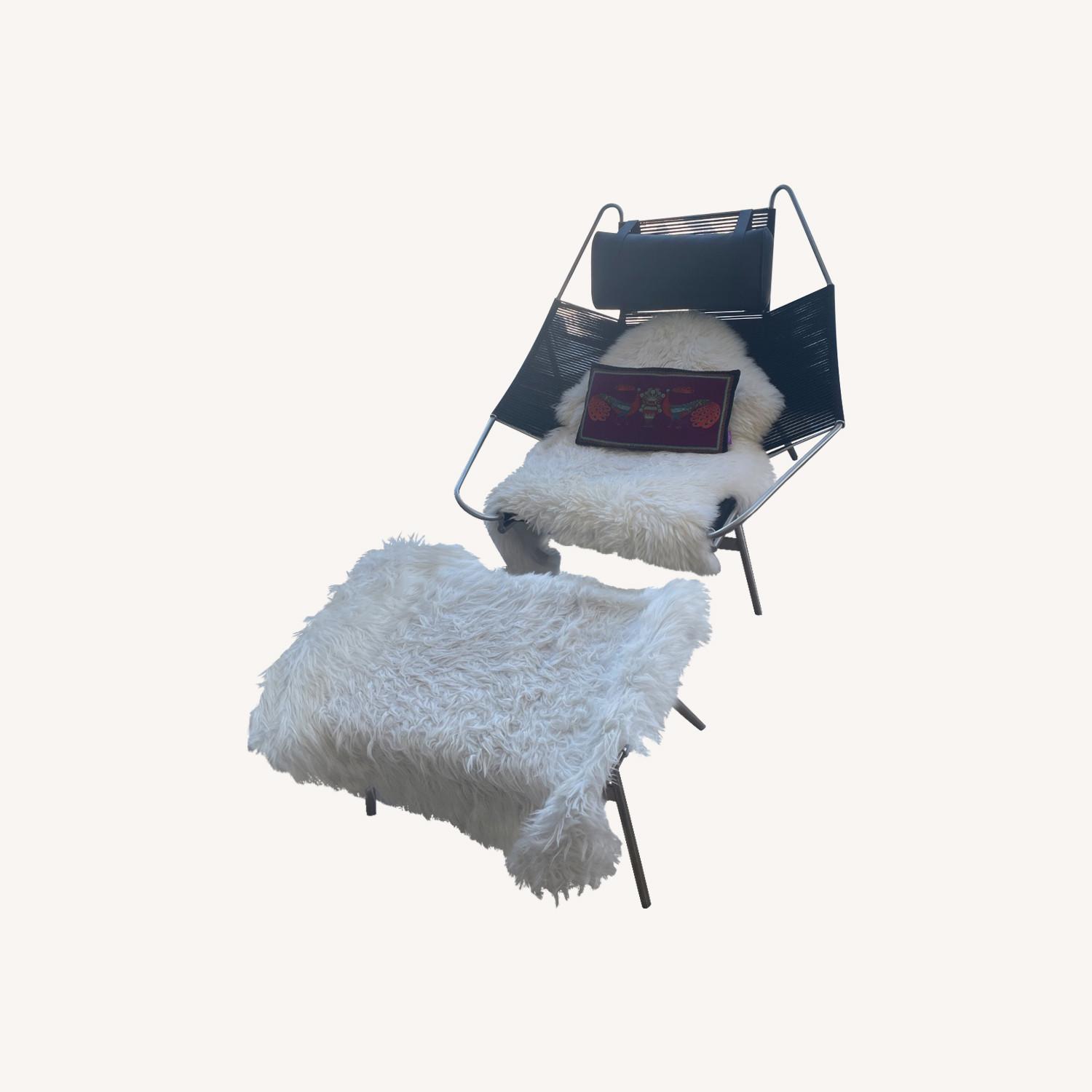 Flag Halyard Chair & Ottoman - image-0