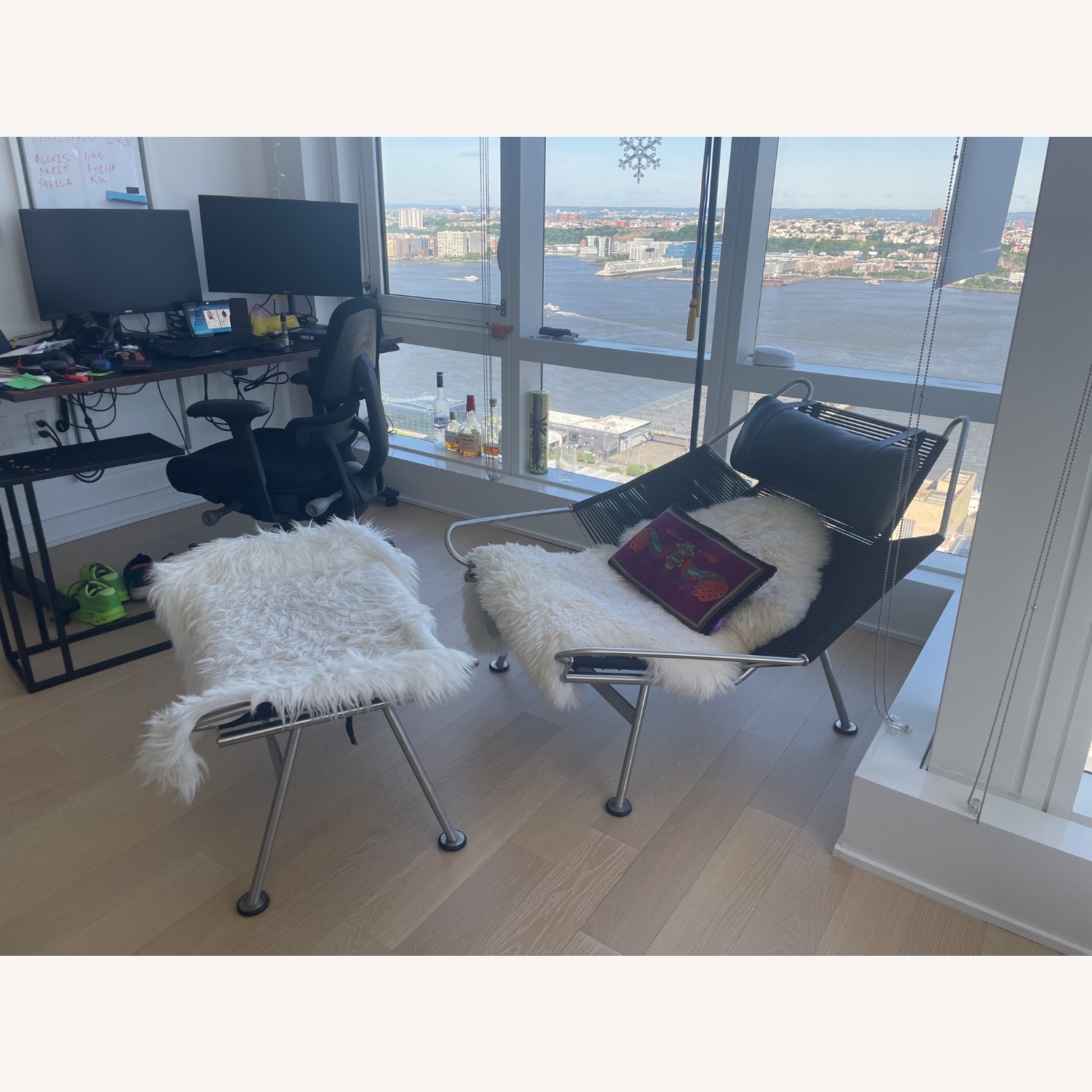 Flag Halyard Chair & Ottoman - image-2