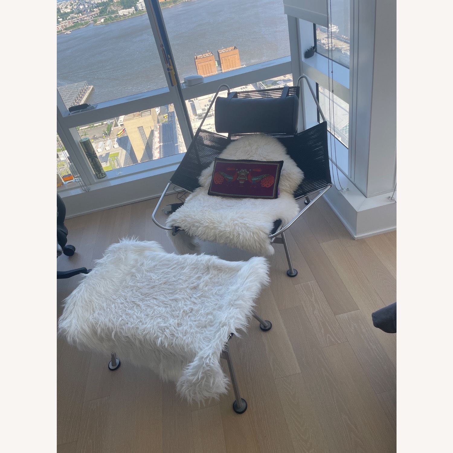 Flag Halyard Chair & Ottoman - image-1