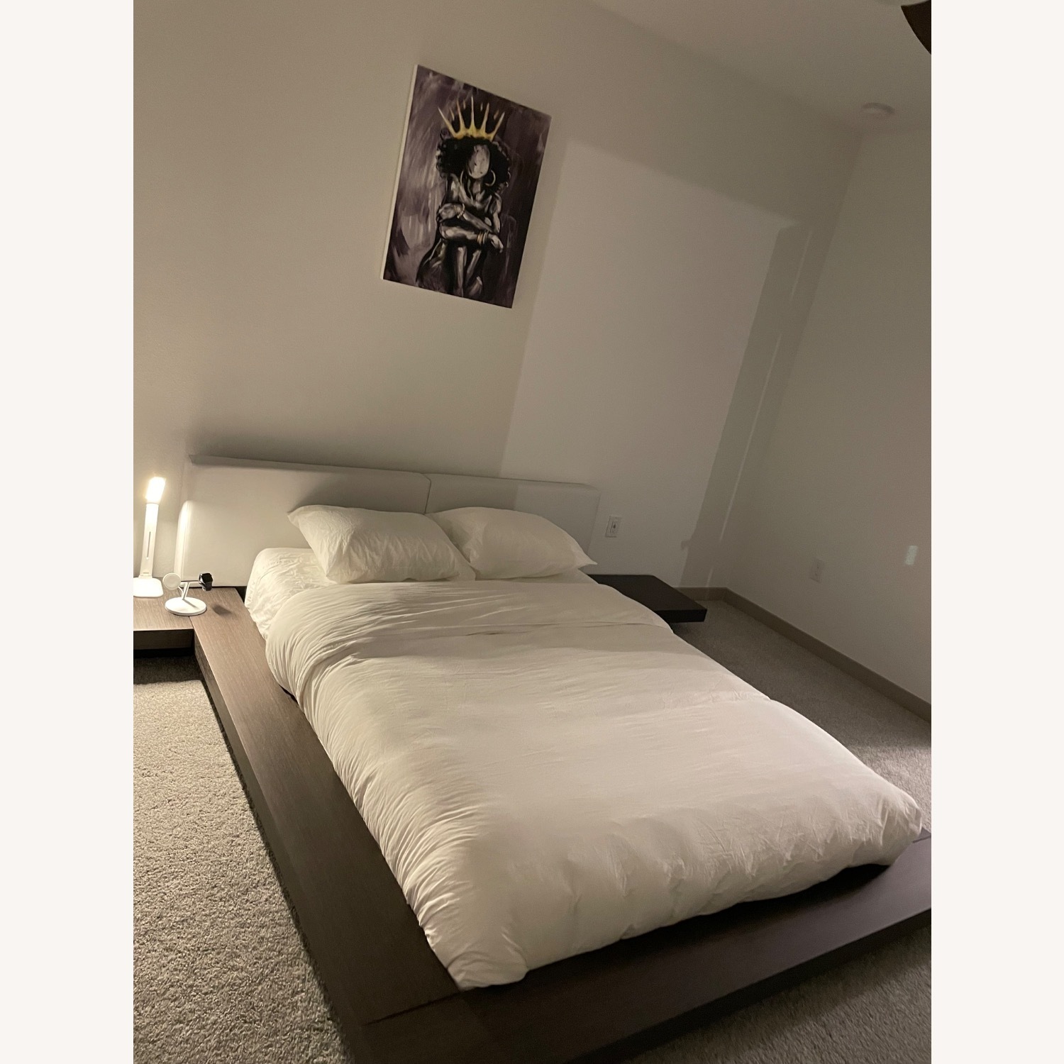 Wade Logan Queen Modern Platform Bed - image-1