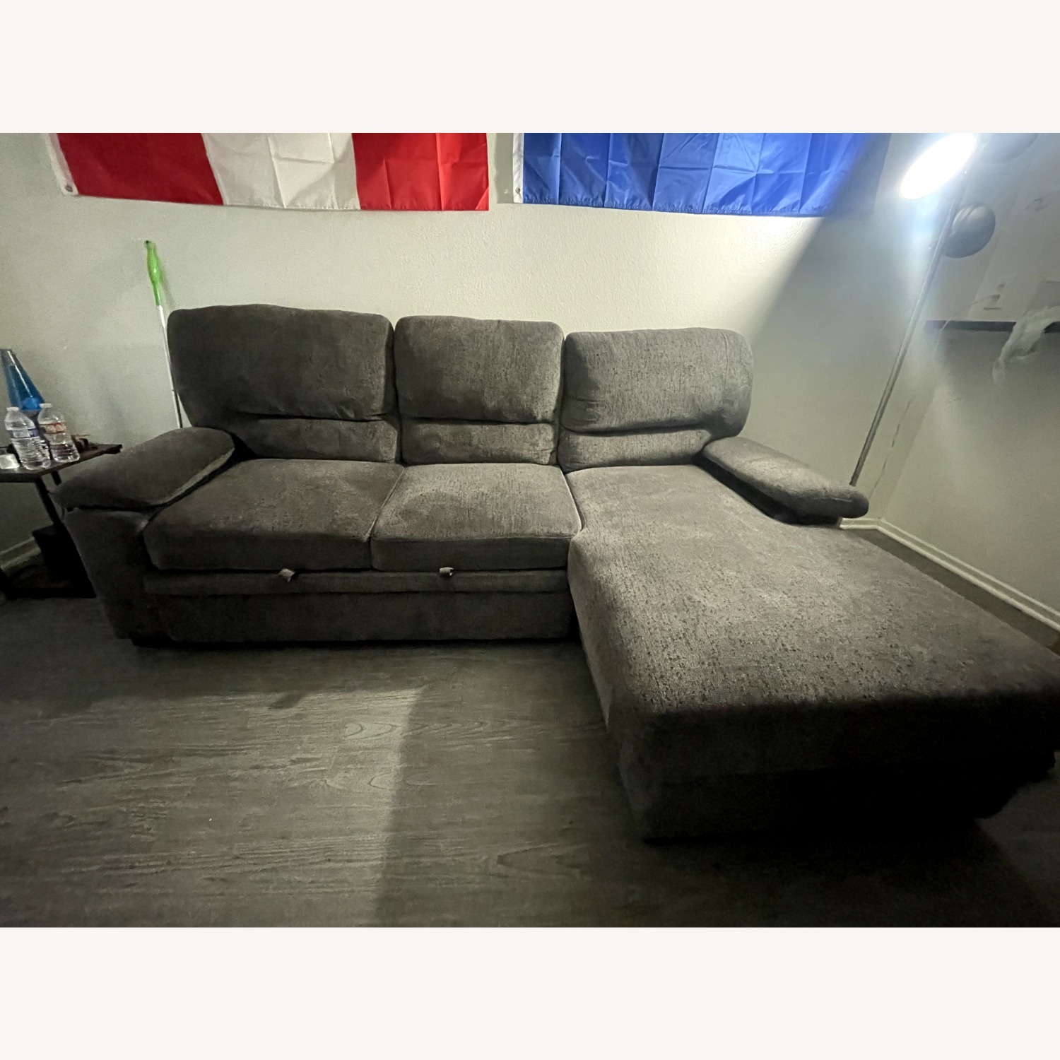 Convertible Sleeper Sofa with Storage - image-2
