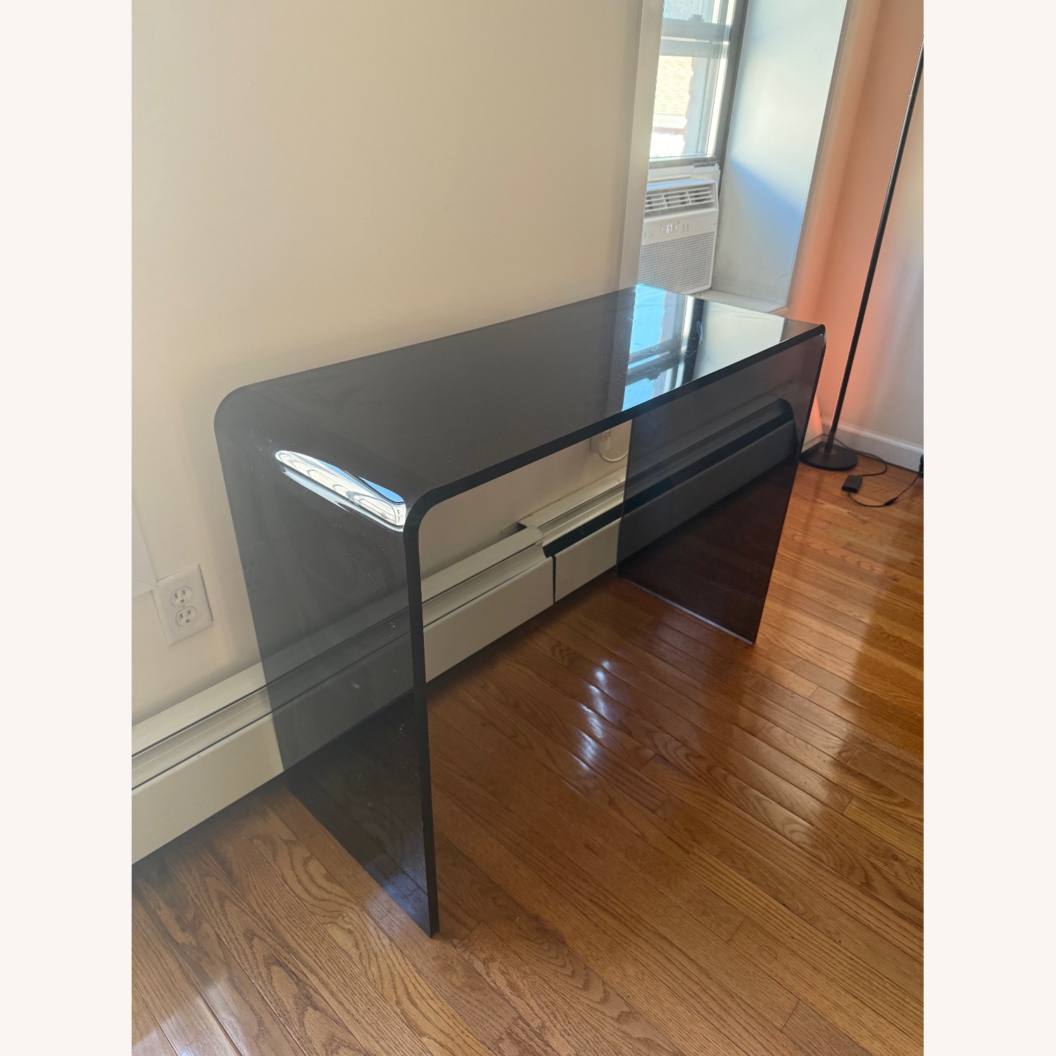 Peekaboo 38" Acrylic Console Table - image-1