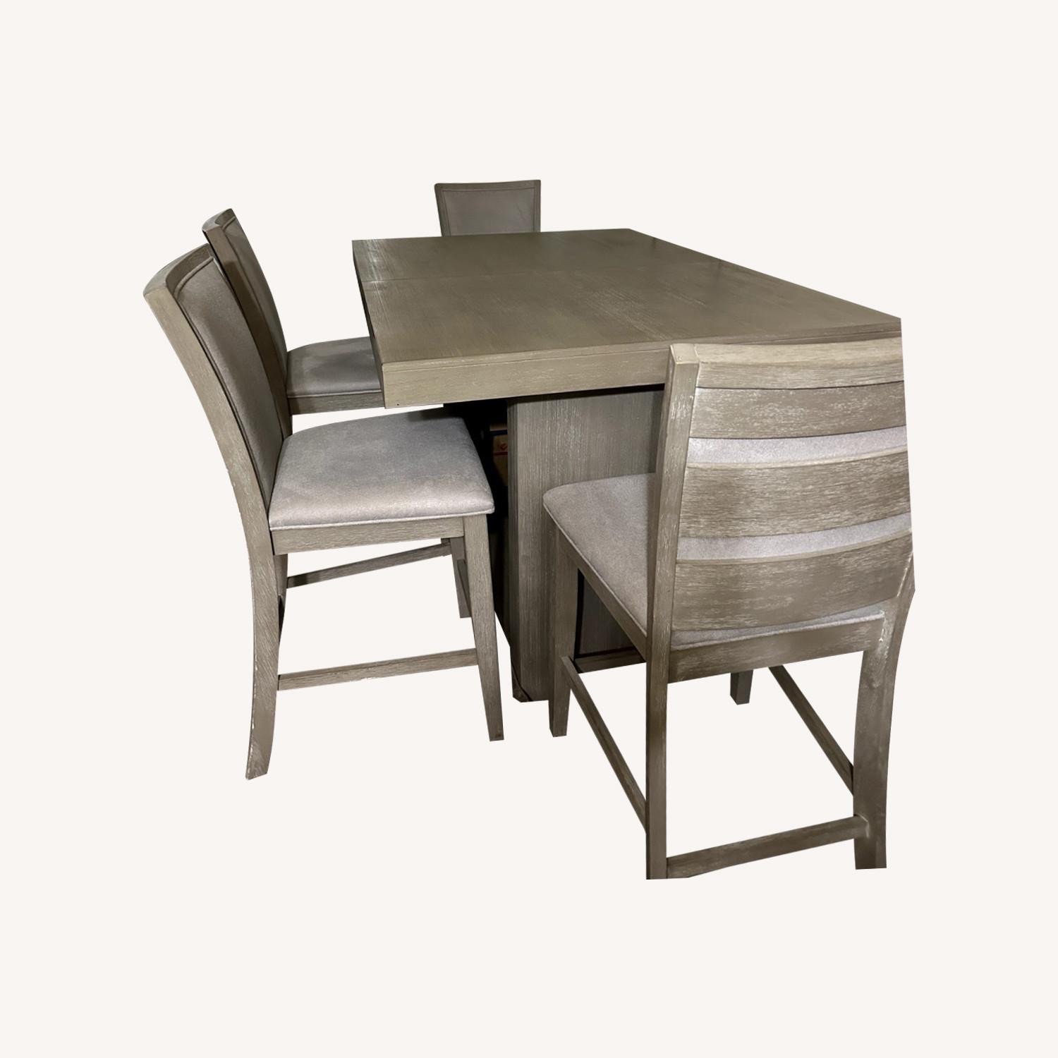 Extendable Dining Table Set - image-0