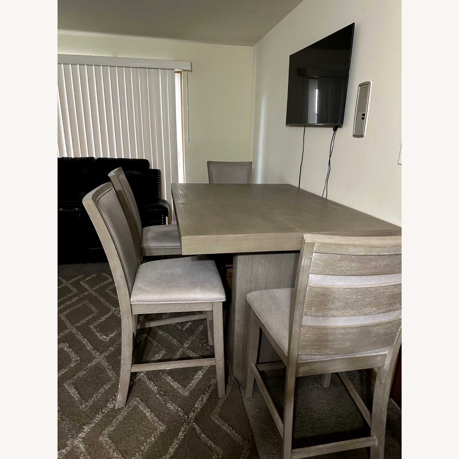 Extendable Dining Table Set - image-2