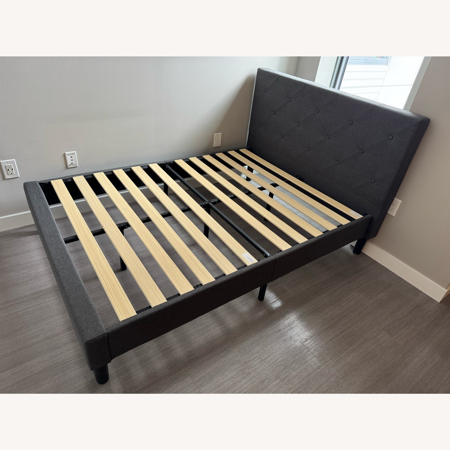 ZINUS Dark Grey Full Bed Frame - image-1