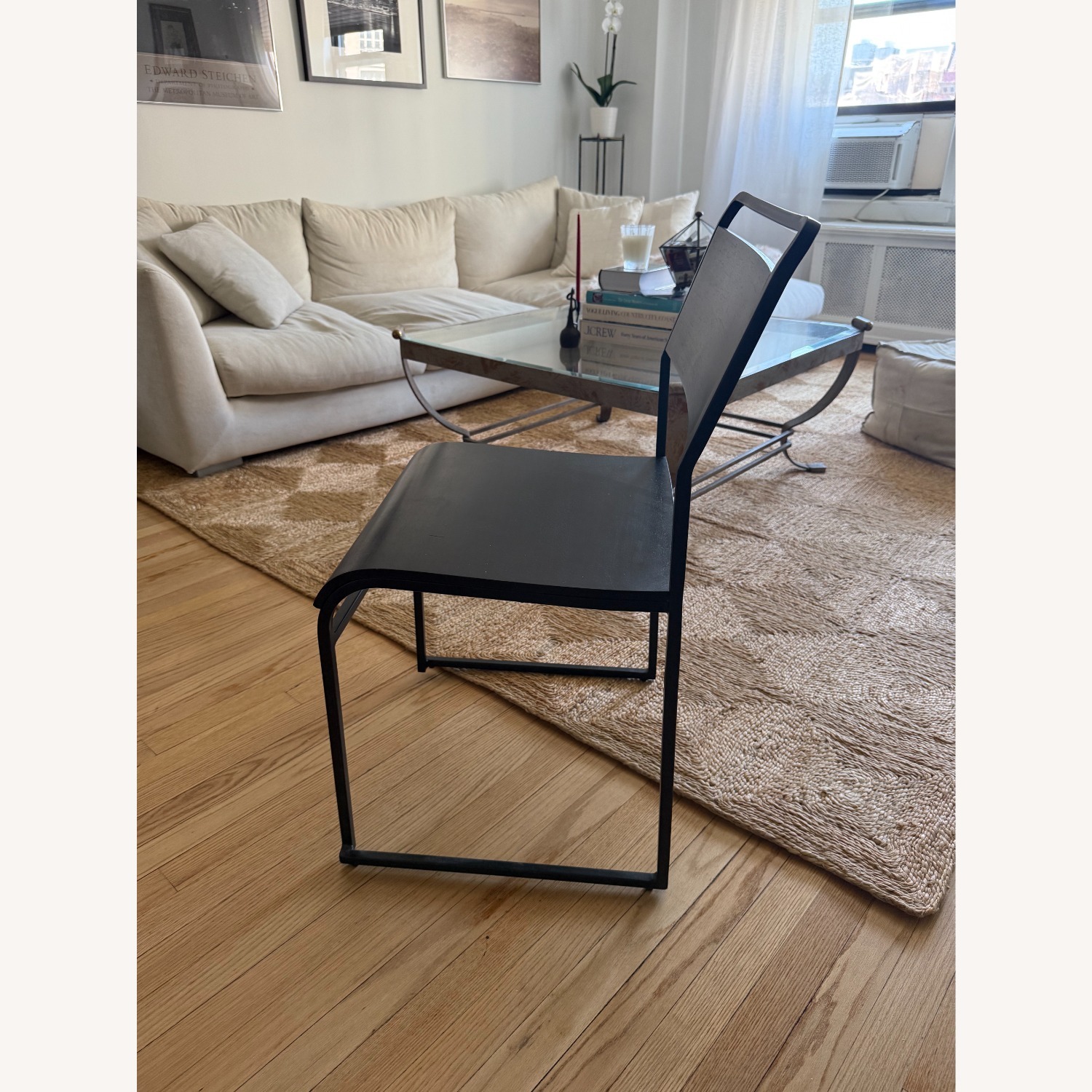 Set of 4 Pottery Barn Black Fallon Dining Chairs - image-3