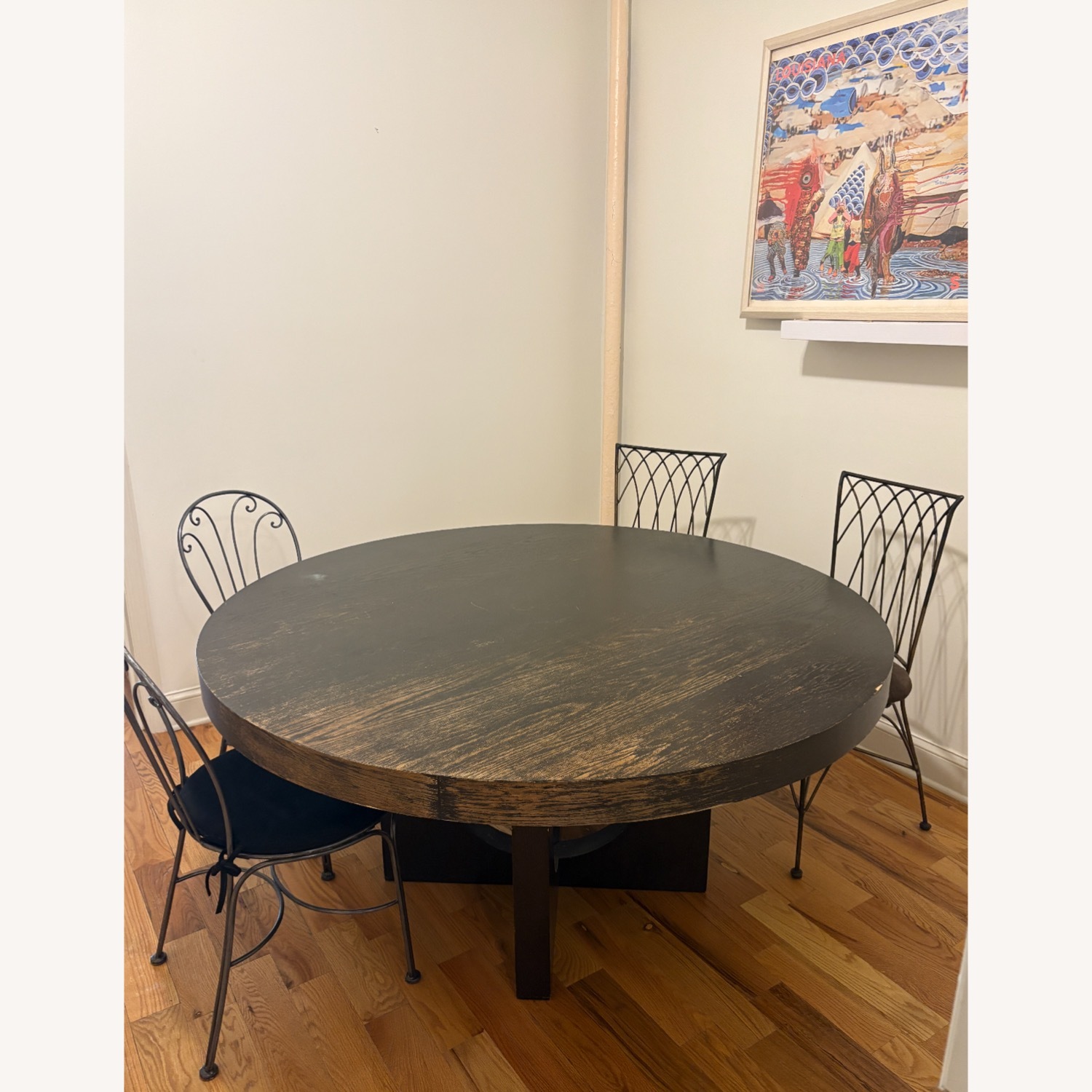 West Elm Large Cutout Round Dining Table - image-3