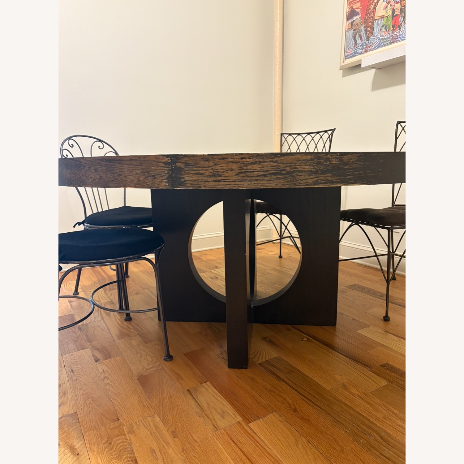 West Elm Large Cutout Round Dining Table - image-1