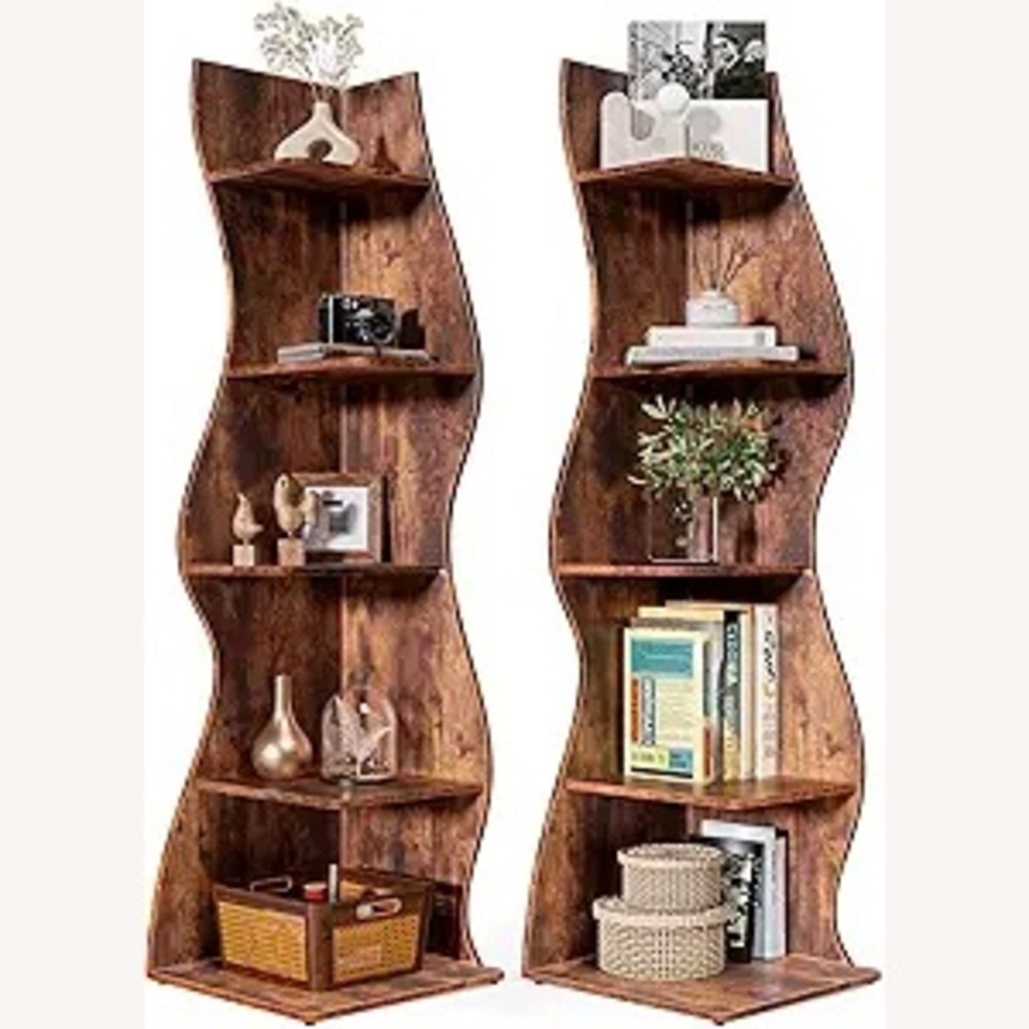 Amazon Little Tree 6-Tier Tree Bookshelf - image-5