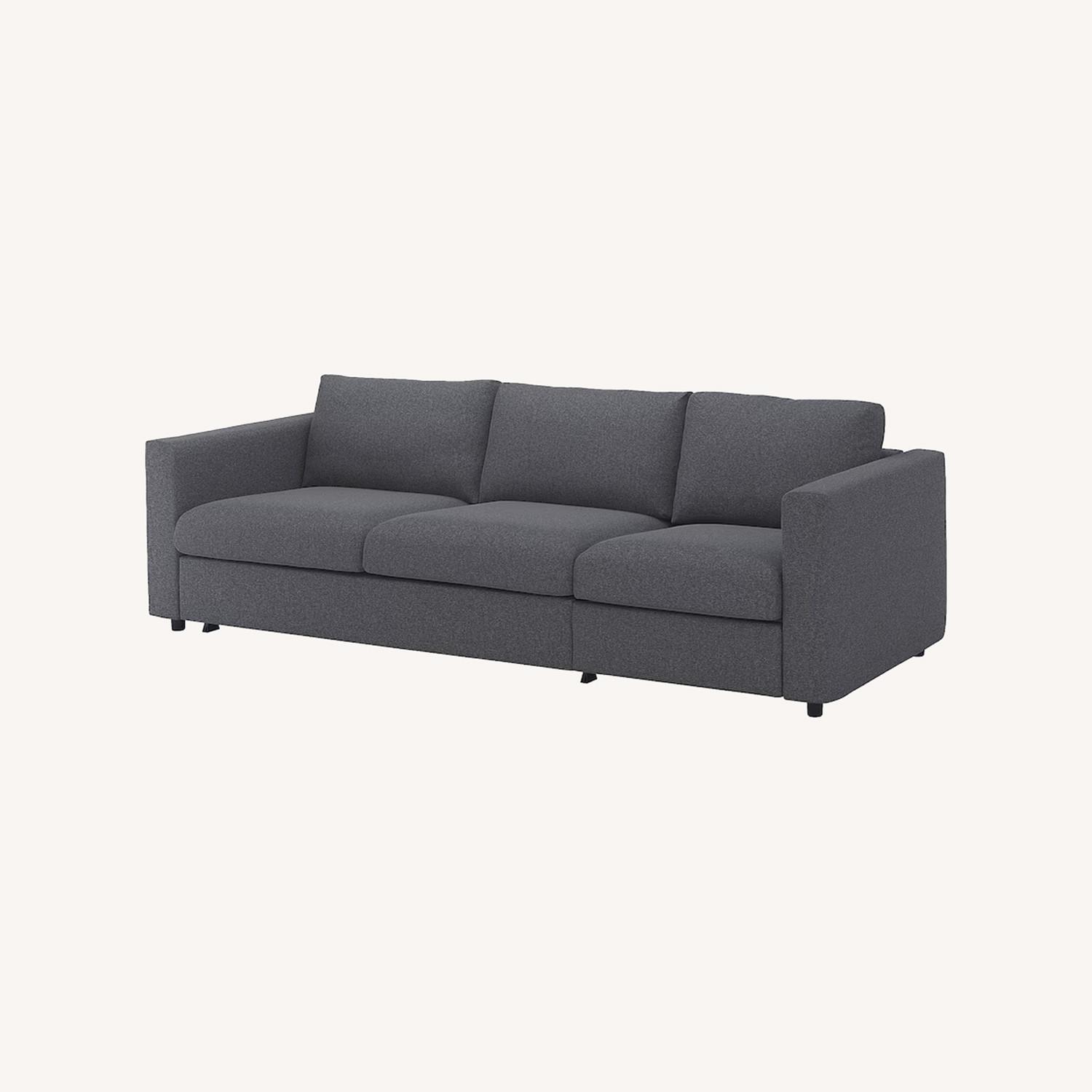 IKEA Finnala Sleeper Sofa, Dark Gray - image-0