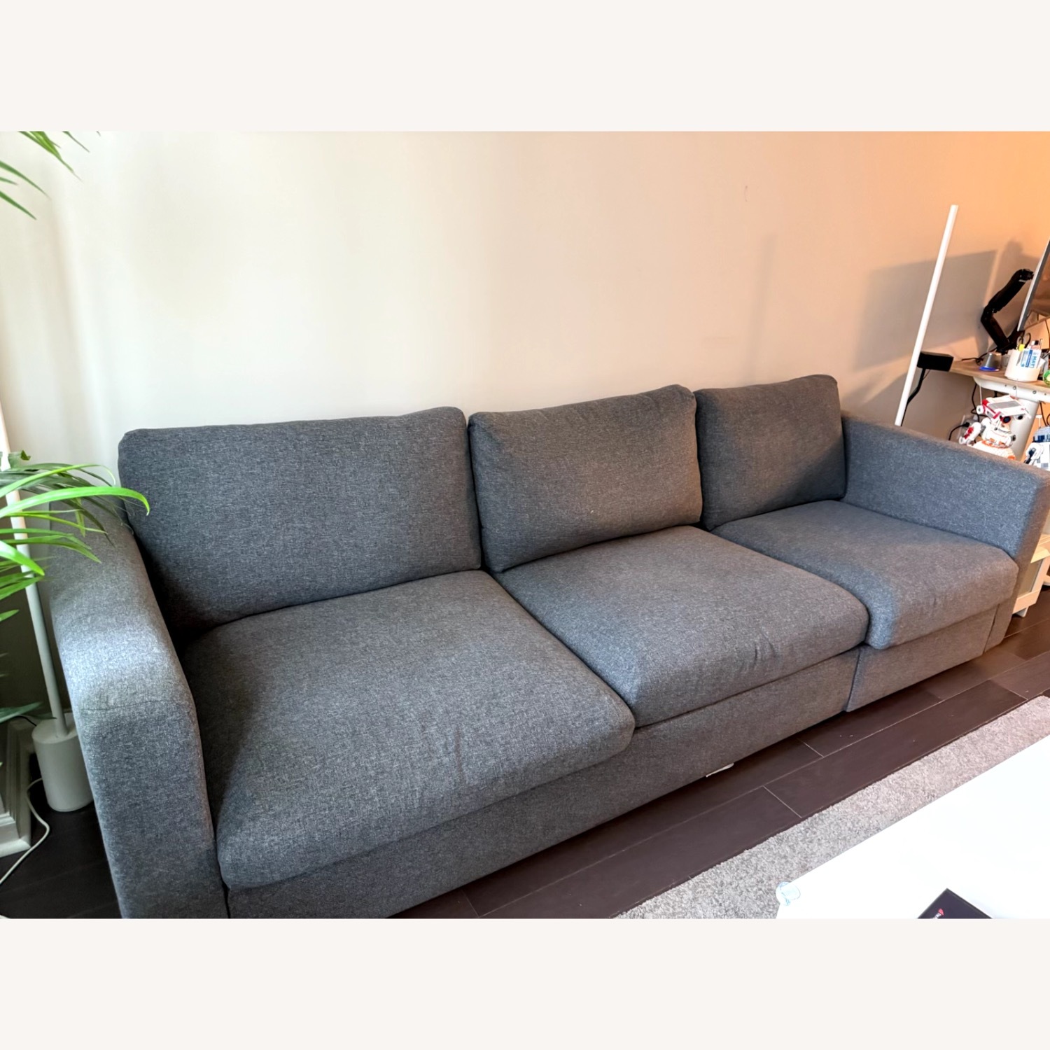 IKEA Finnala Sleeper Sofa, Dark Gray - image-1