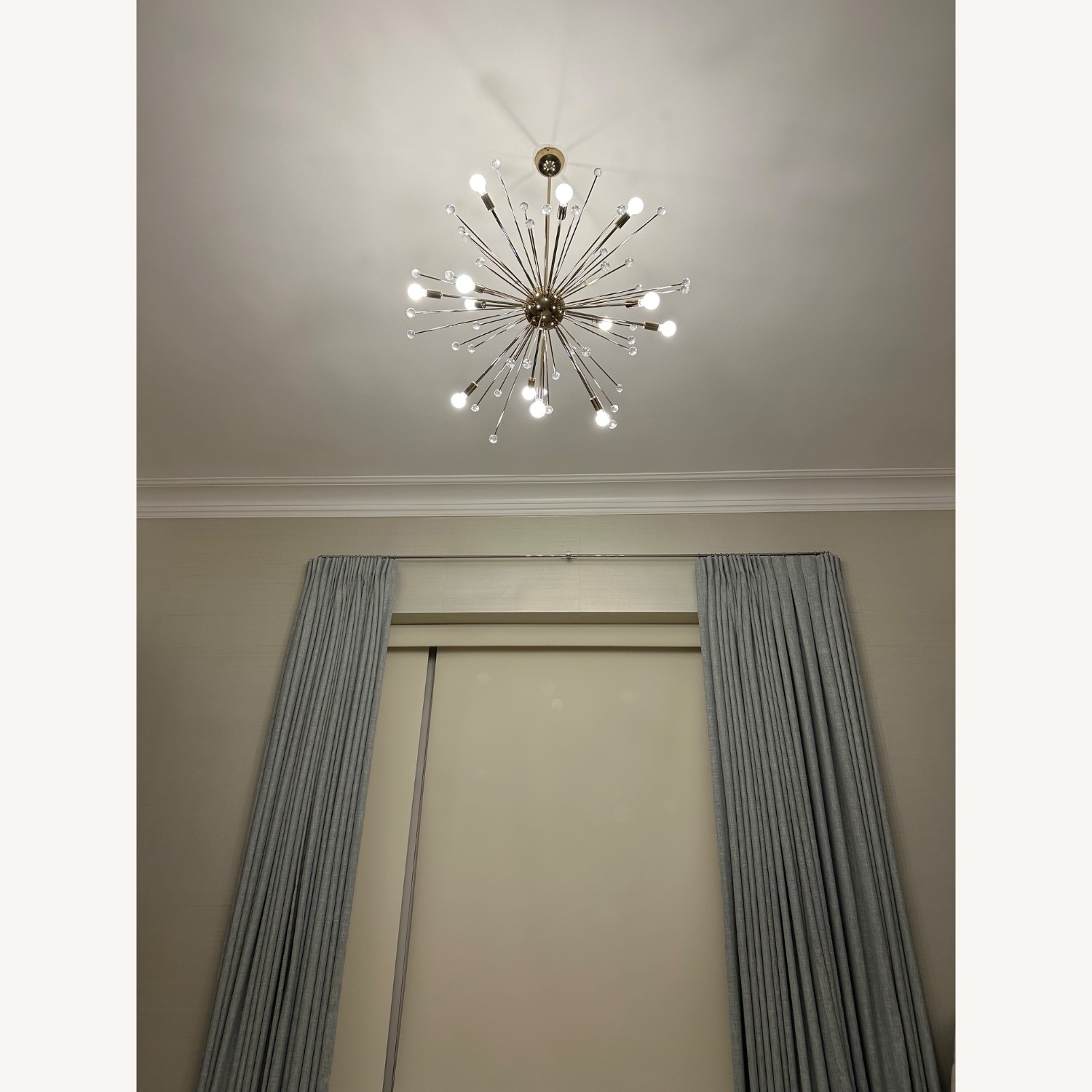 24 Light Starburst Sputnik Dimmable Chandelier - image-3