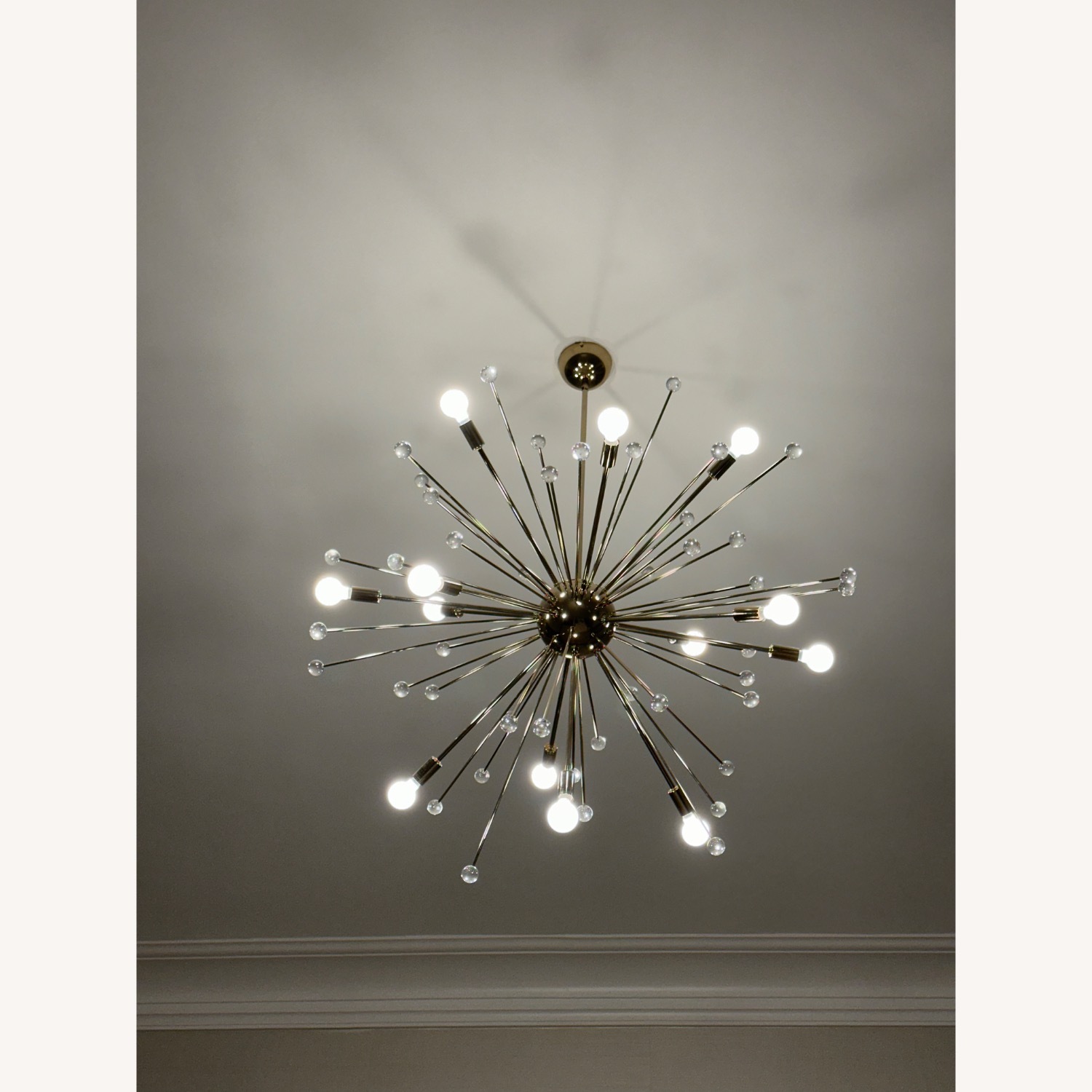24 Light Starburst Sputnik Dimmable Chandelier - image-2
