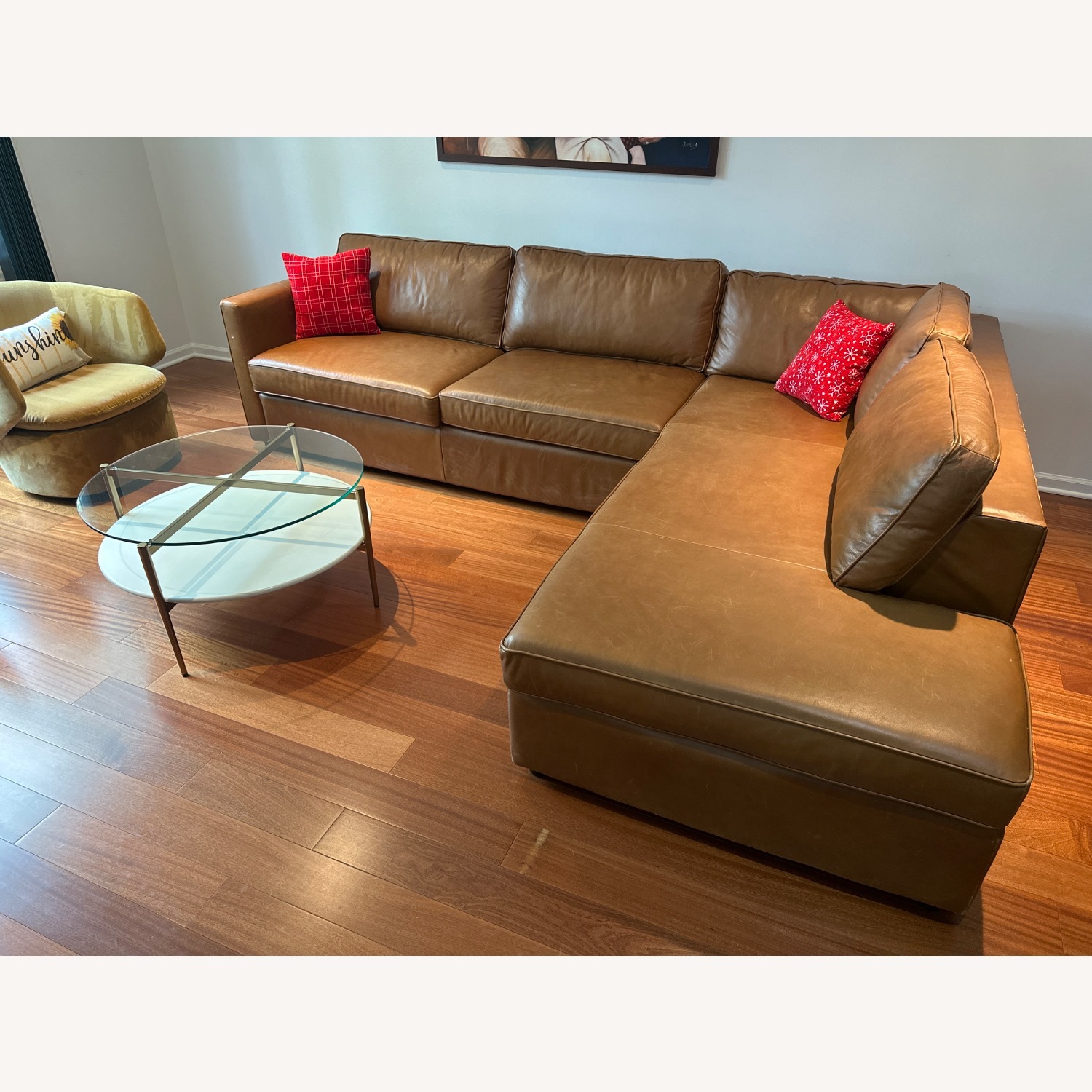 West Elm Harris Light Brown Harris Sofa - image-1