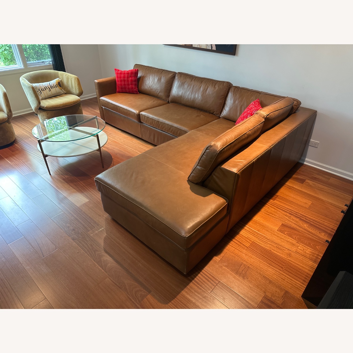 West Elm Harris Light Brown Harris Sofa - image-3