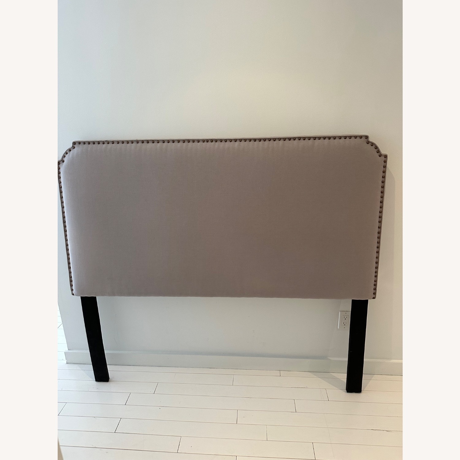 CB2 Gray Headboard - image-2