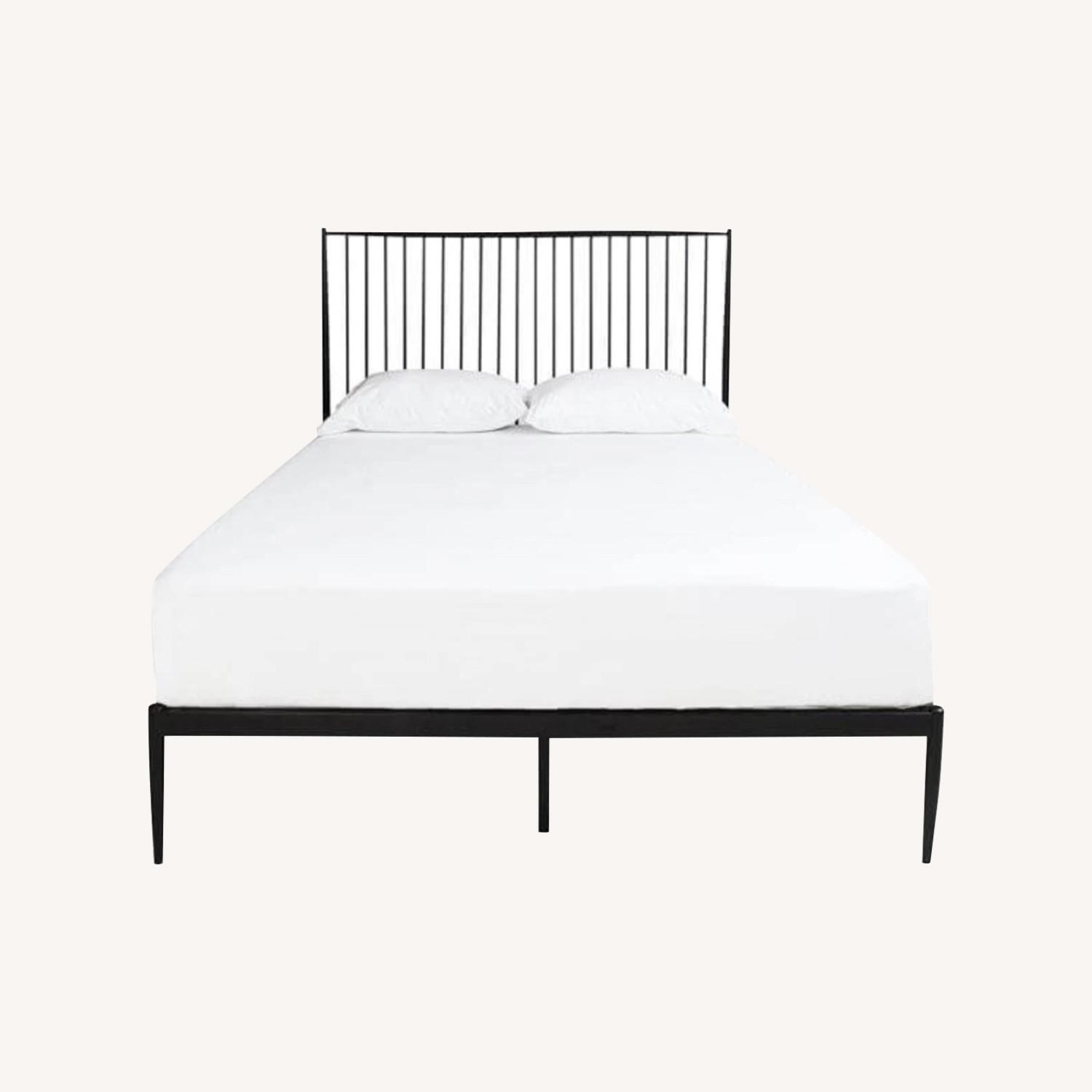 Queen Midcentury Modern Bedframe - image-0