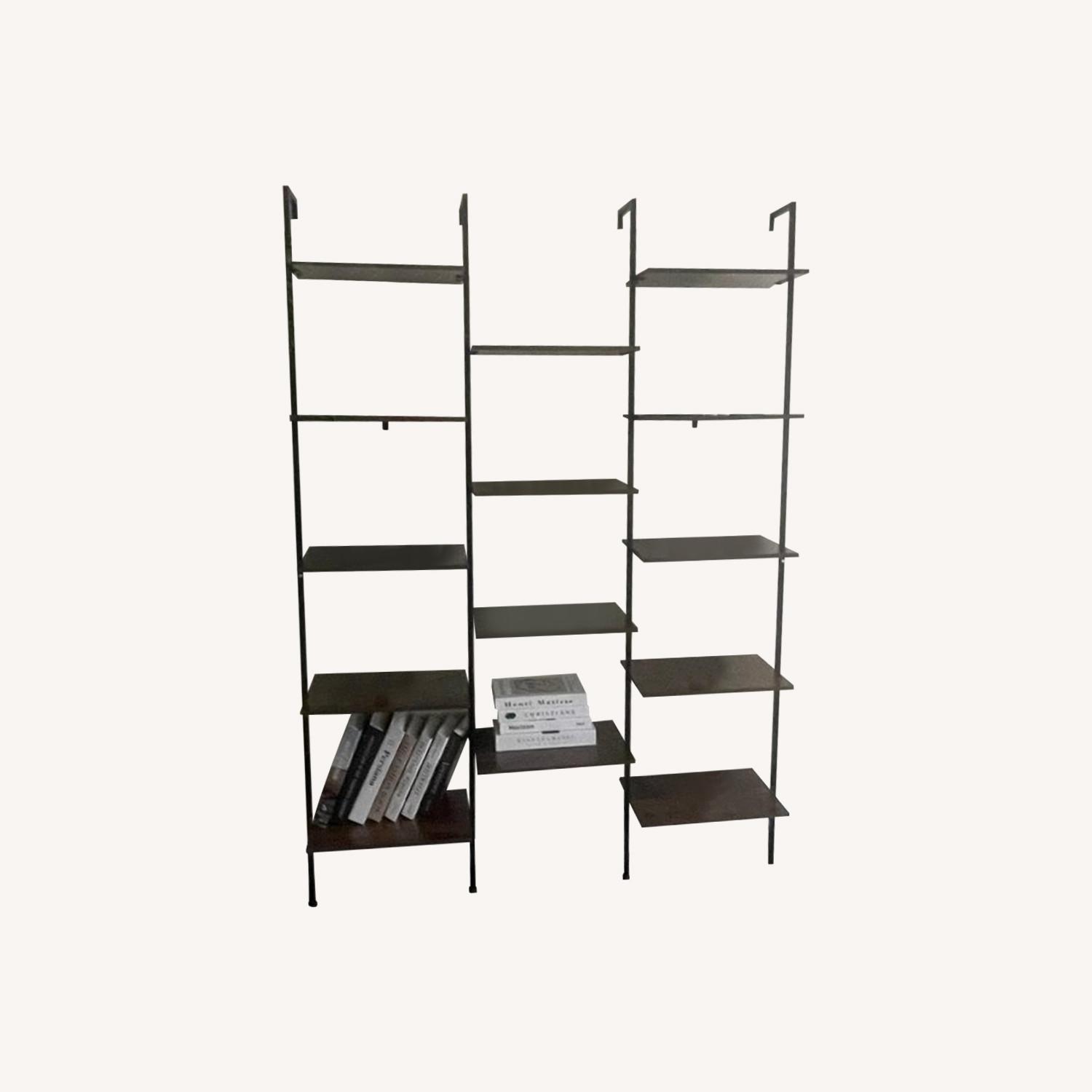 Triple Wide 5-Tier Bookshelf - image-0