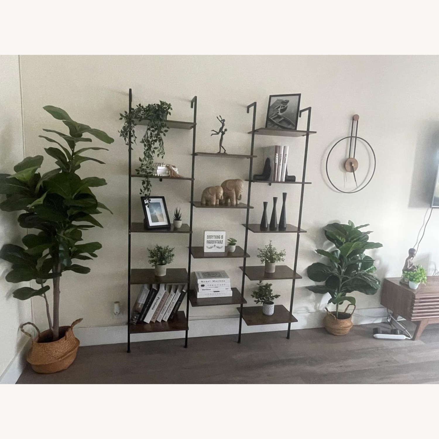 Triple Wide 5-Tier Bookshelf - image-2