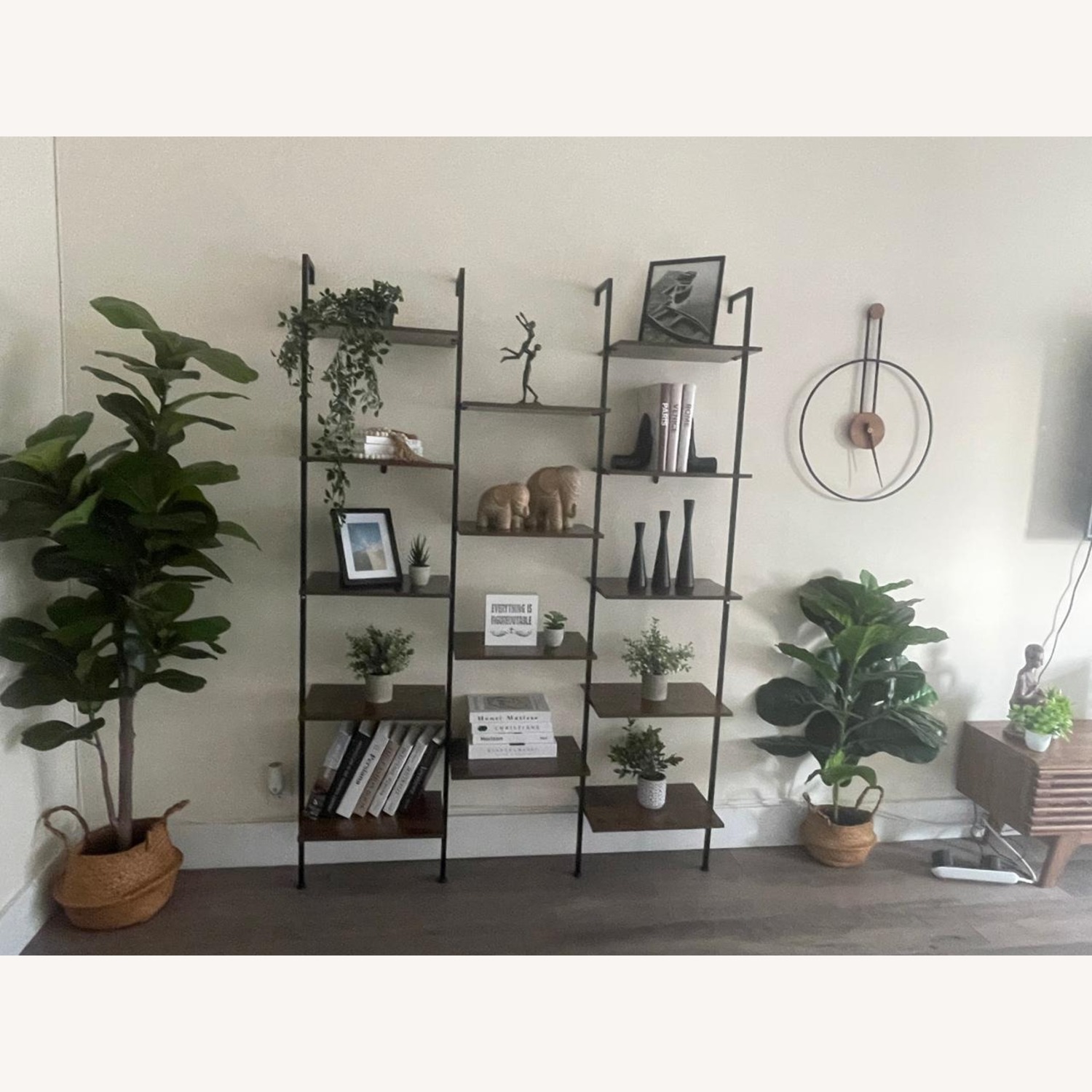 Triple Wide 5-Tier Bookshelf - image-1