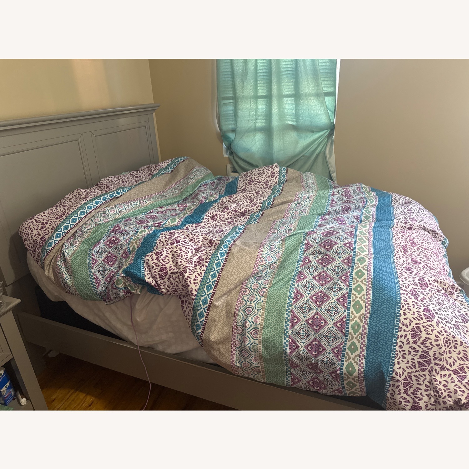 Grey Full Size Headboard - image-1