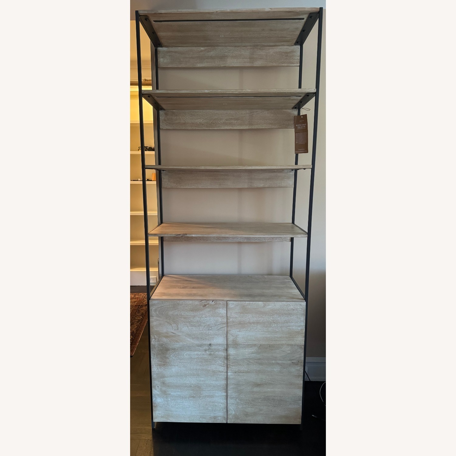 West Elm Industrial Storage Bookshelf - image-1