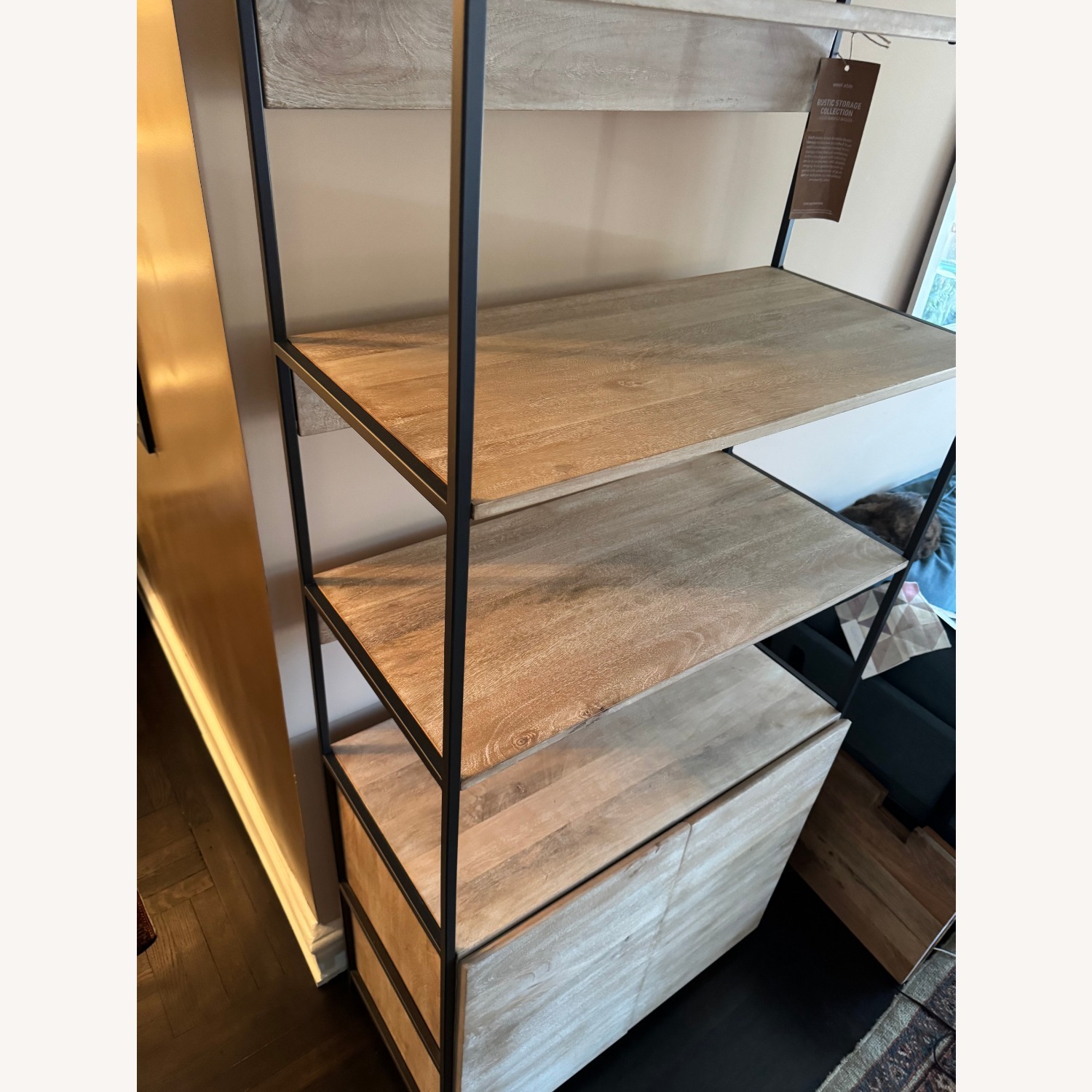 West Elm Industrial Storage Bookshelf - image-2
