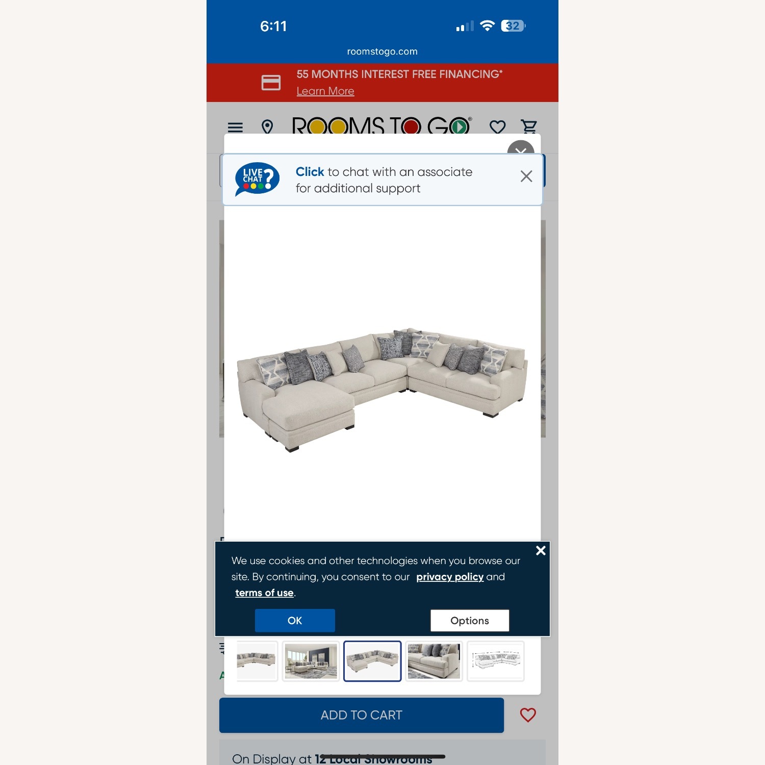 Bedford Park 3 Pc Left Arm Chaise Sectional - image-4