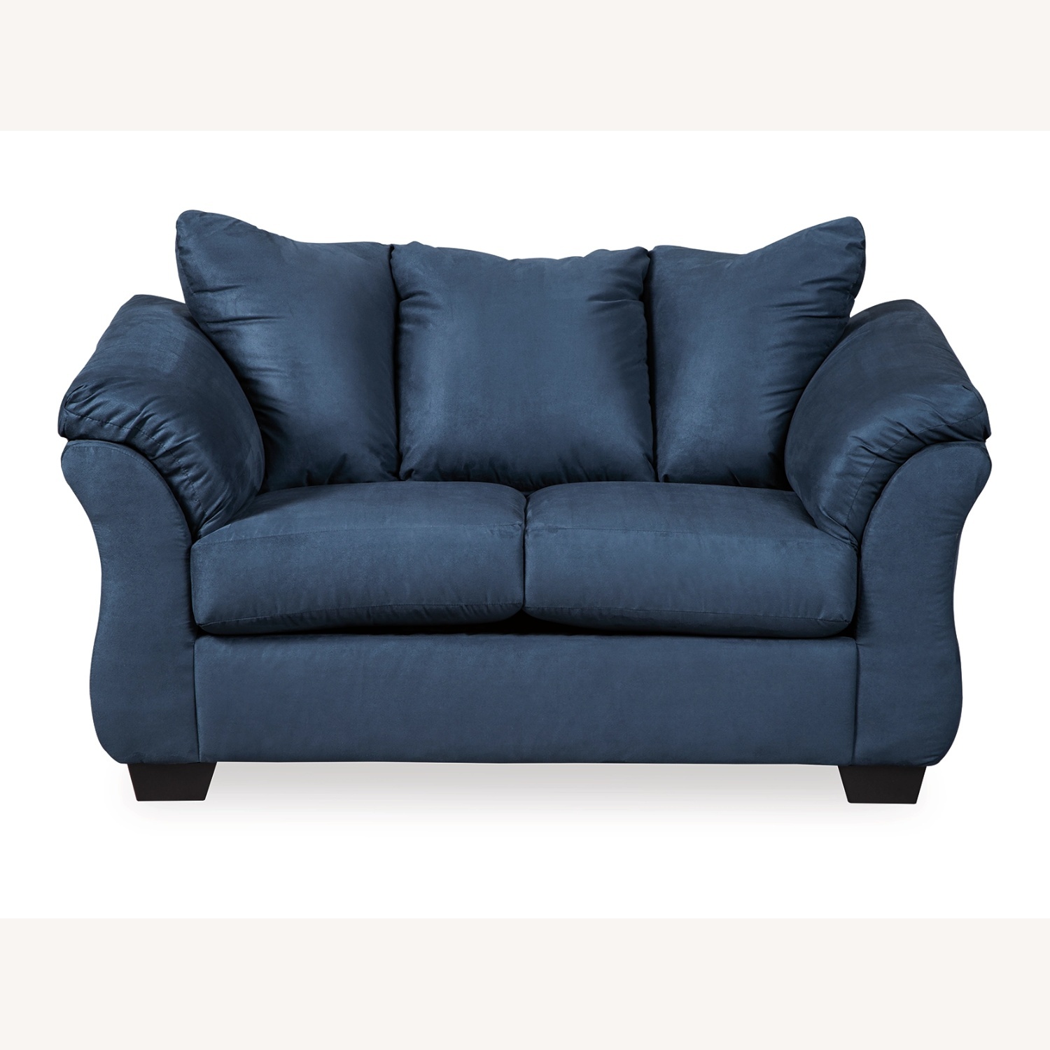 Ashley Furniture Deep Blue Two Seater Sofa - image-4