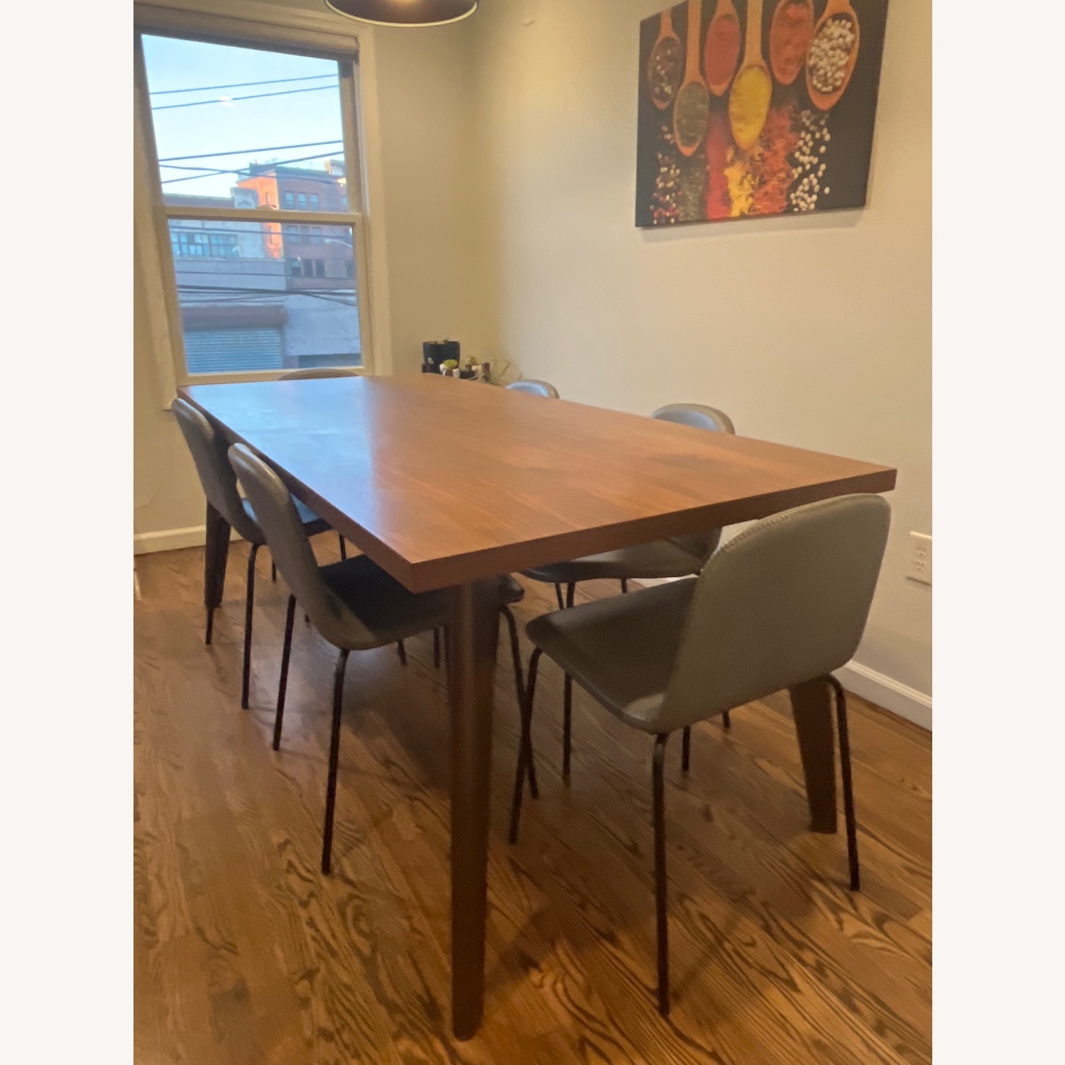 CB2 Harper Dining Table for 8 Walnut finish - image-2