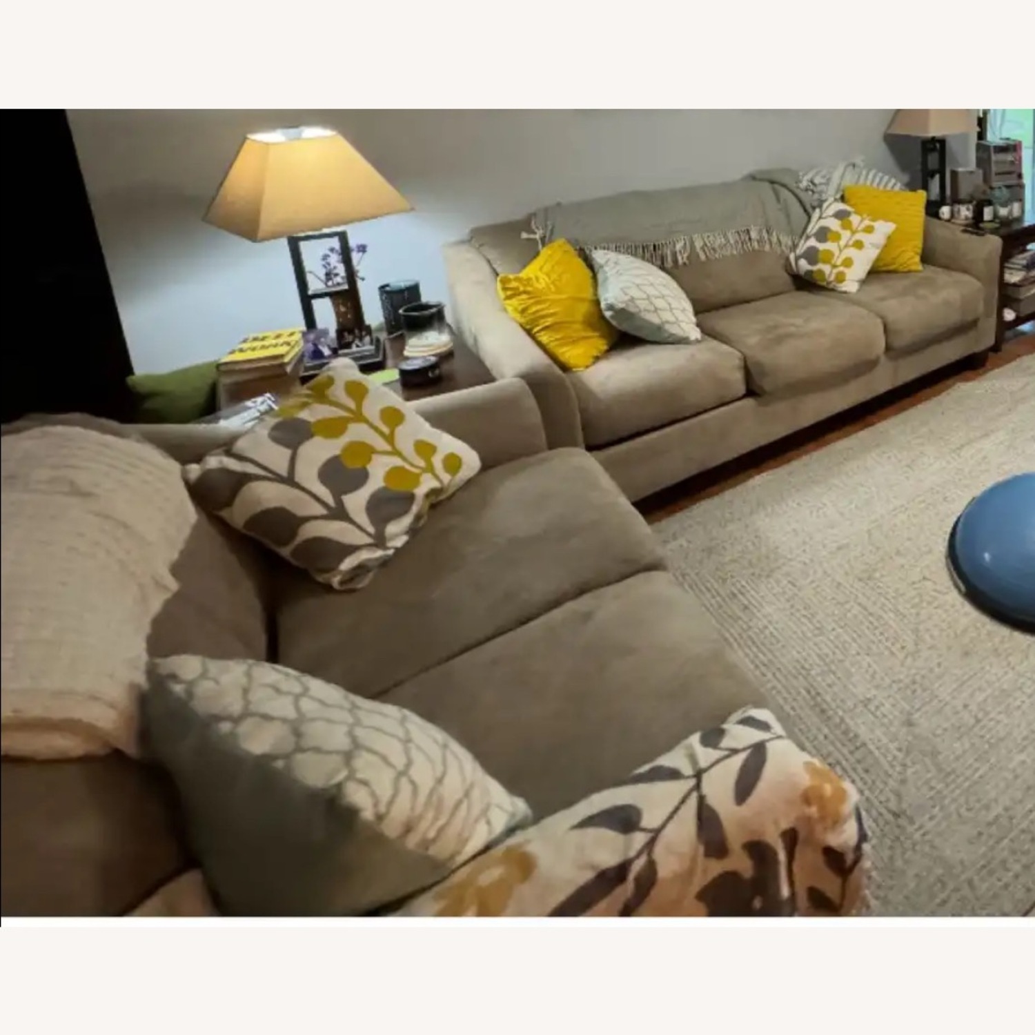 Ashley Furniture 56” Beige Loveseat - image-4