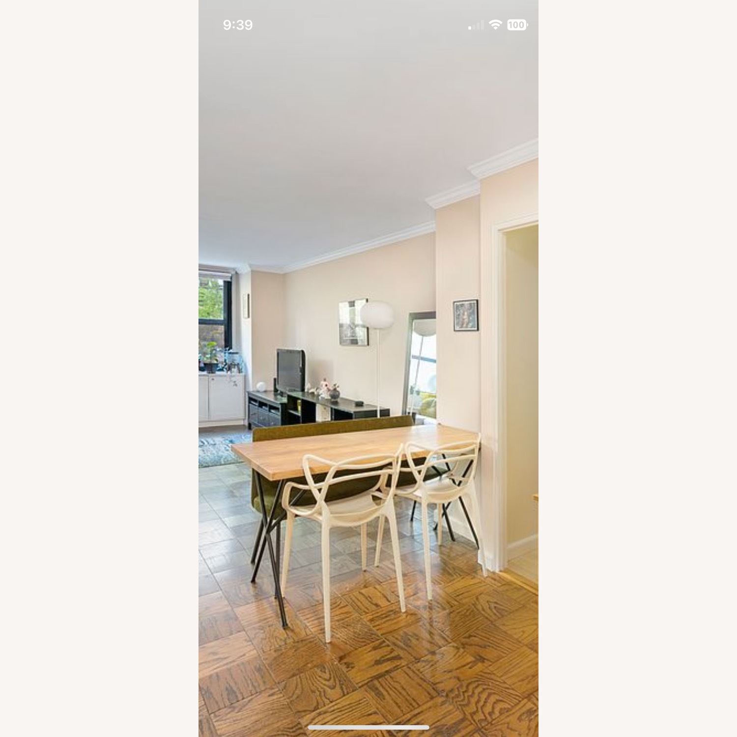 West Elm Wooden Table Desk - image-1