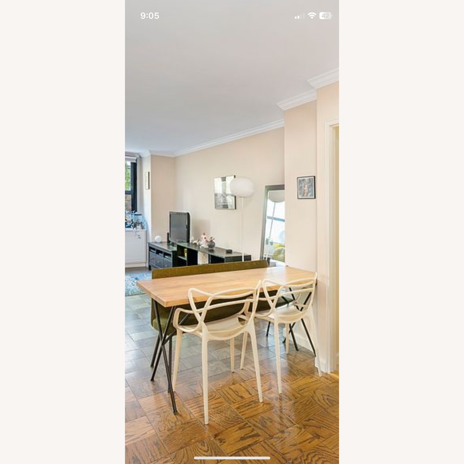 West Elm Wooden Table Desk - image-2