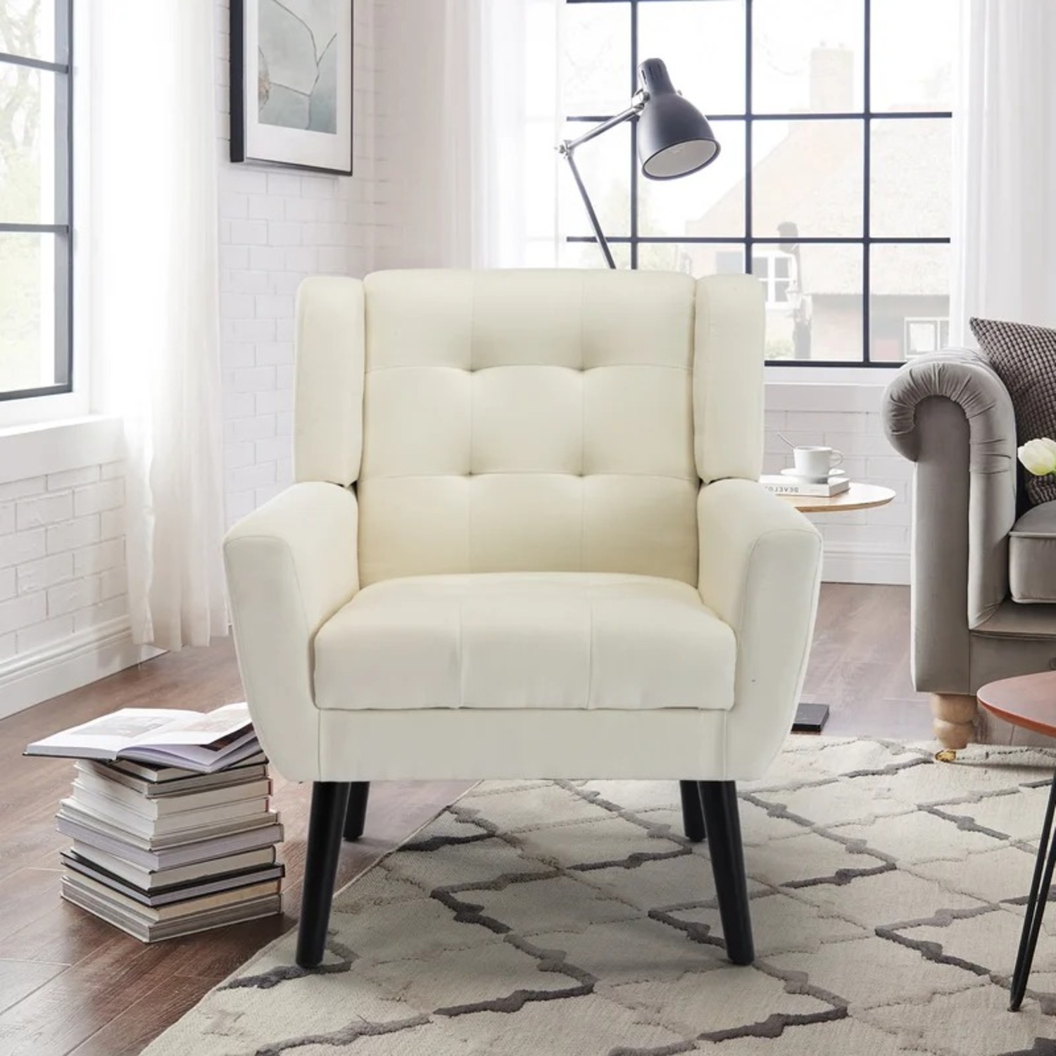 Upholstered Accent Armchair - image-2