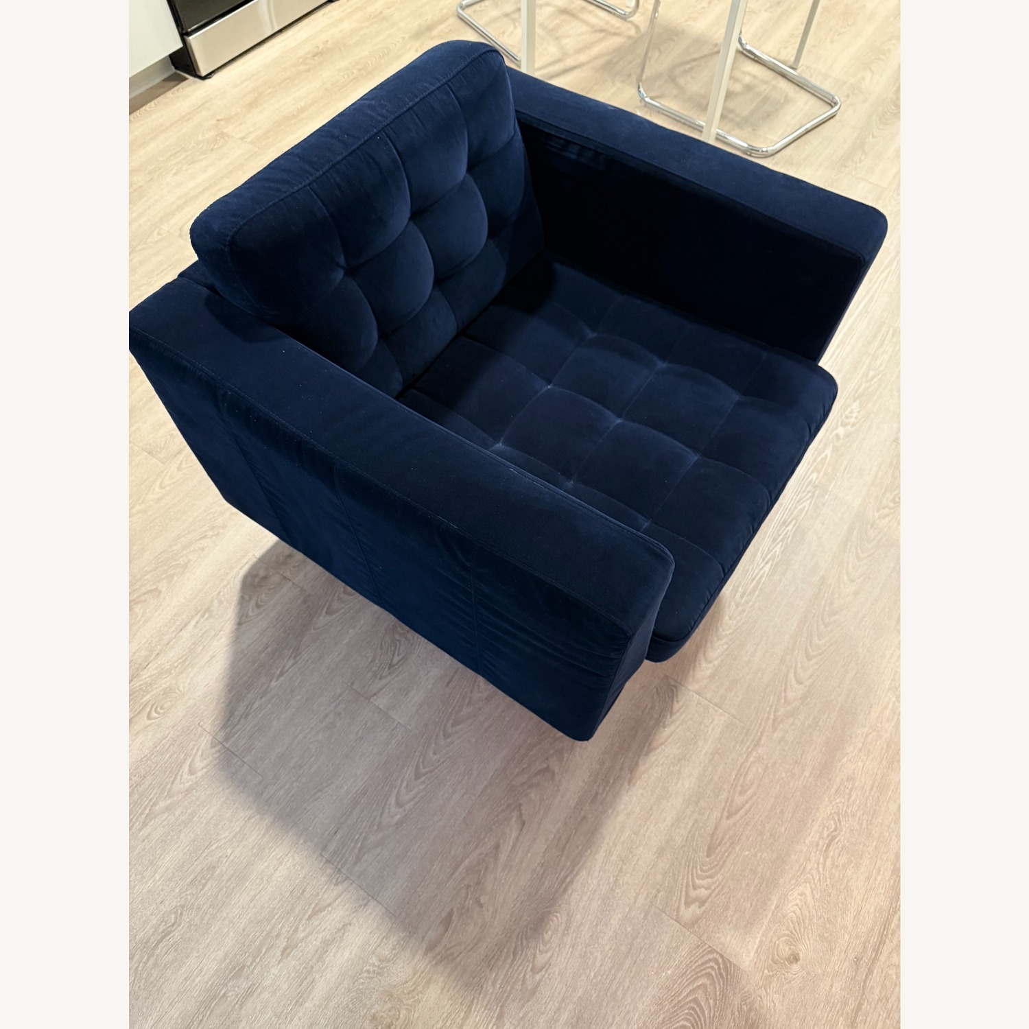 IKEA Morabo Dark Blue Armchair - image-1