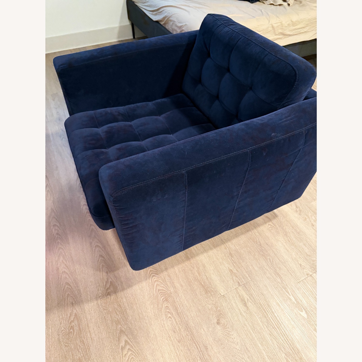 IKEA Morabo Dark Blue Armchair - image-3