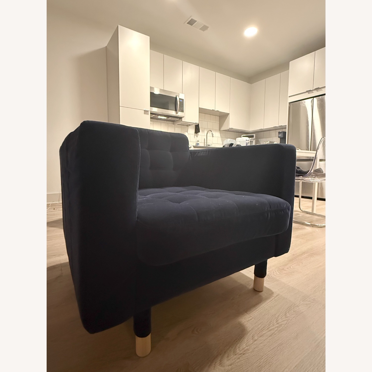 IKEA Morabo Dark Blue Armchair - image-2