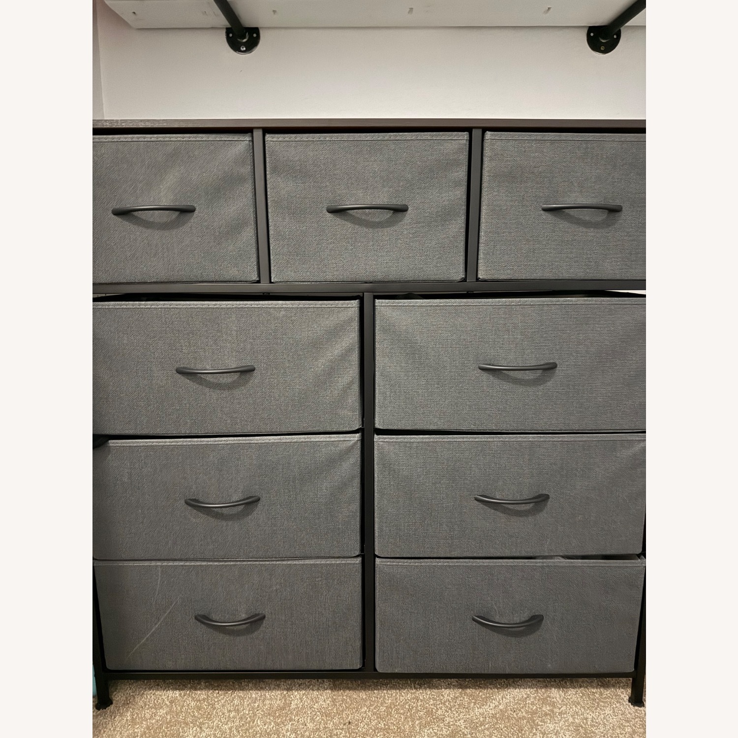 Amazon WLIVE 9 Drawer Fabric Dresser - image-2